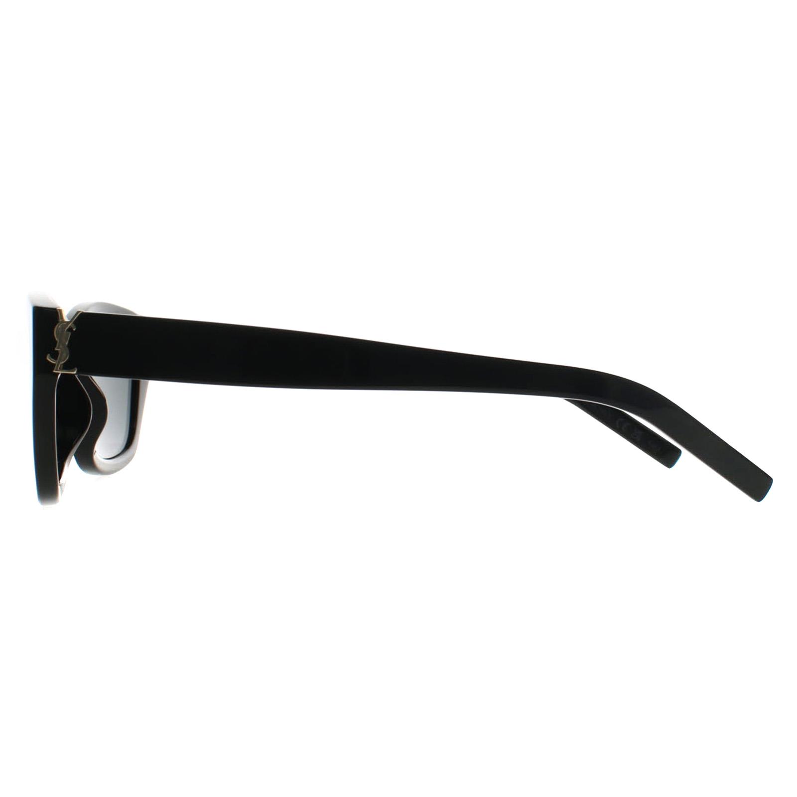 Black Cat Eye Shiny Black Grey SL M153, Image 3 of 3