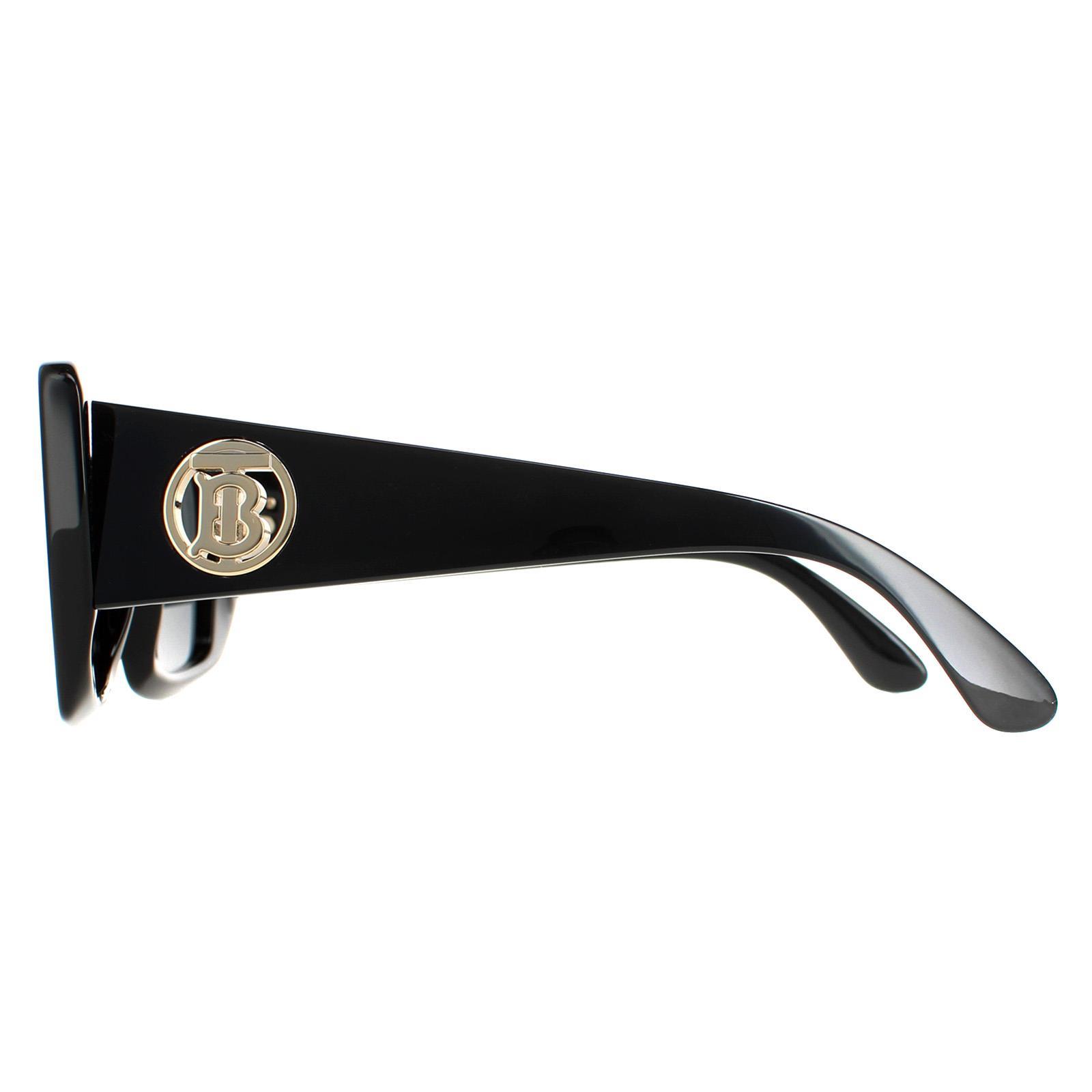 Black Burberry Black Square Black Dark Grey BE4344 Daisy, Image 3 of 3