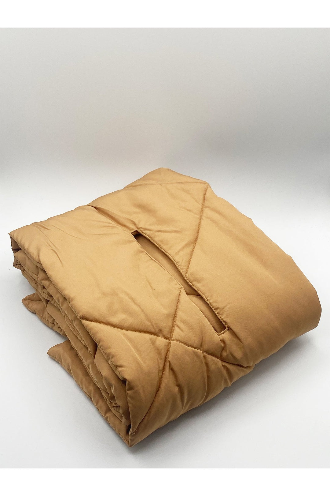 Beige Puffer Scarf, Image 7 of 7