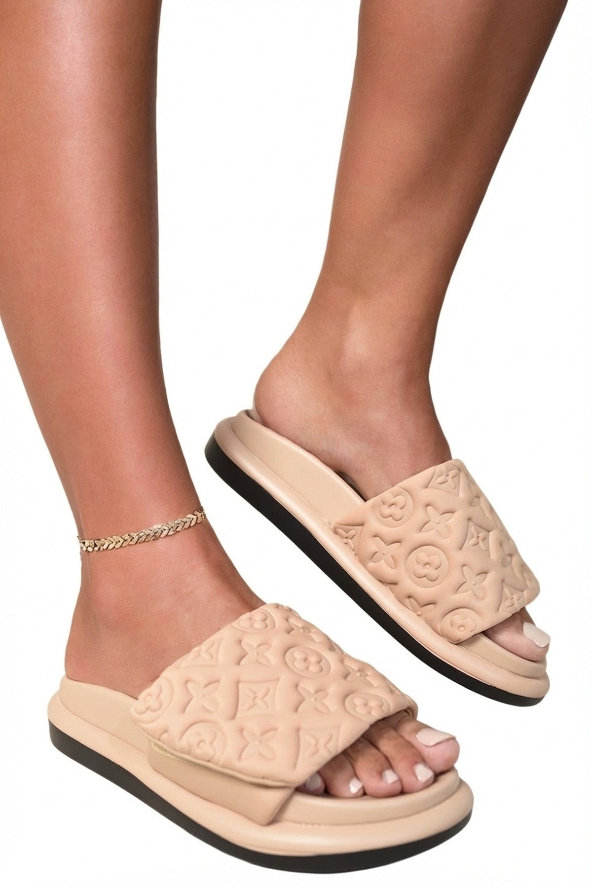 Neutral iKrush Neutral Josie Flatform Sandals, Image 2 of 8