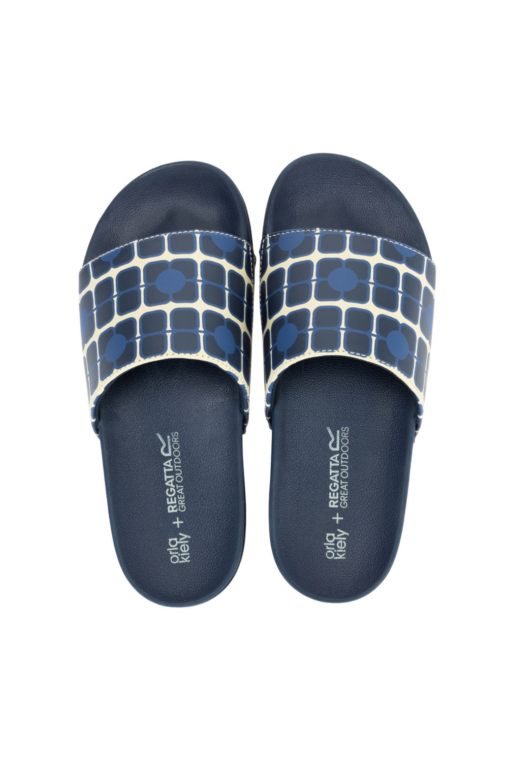 Navy Orla Kiely Giant Poppy Sliders, Image 5 of 6