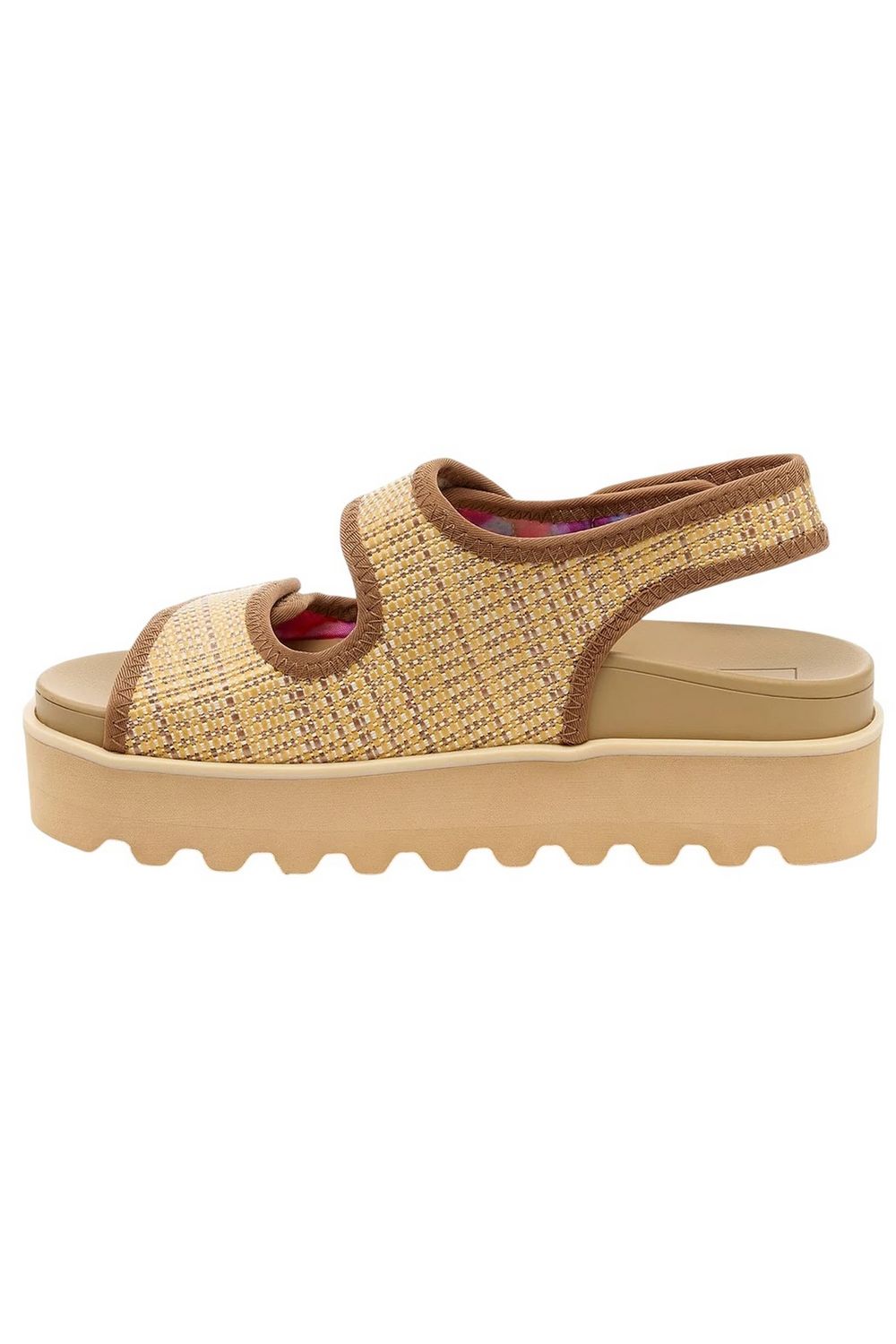 Natural Balmy Raffia Sandals, Image 3 of 6