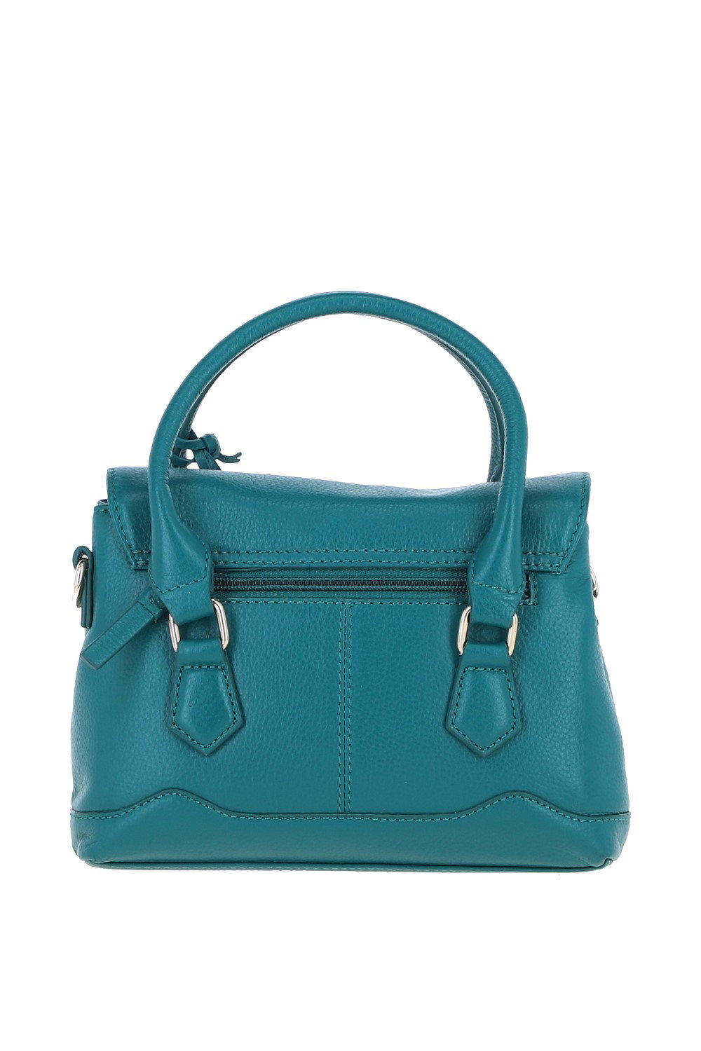 Green Ashwood Leather Green Elegant Leather Handbag With Detachable Crossbody Strap, Image 3 of 4