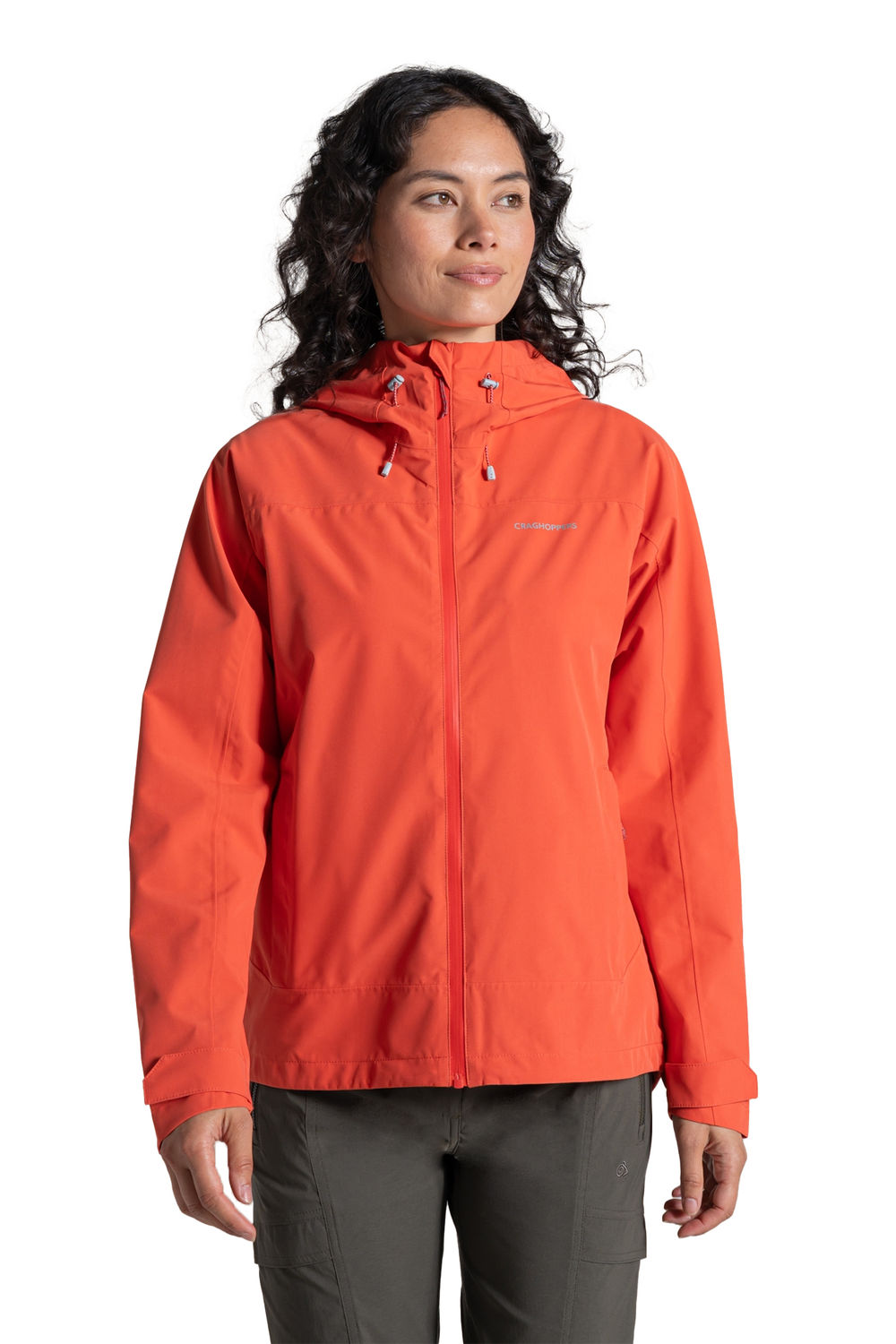 Red Zohra Waterproof Jacket, Image 3 of 4