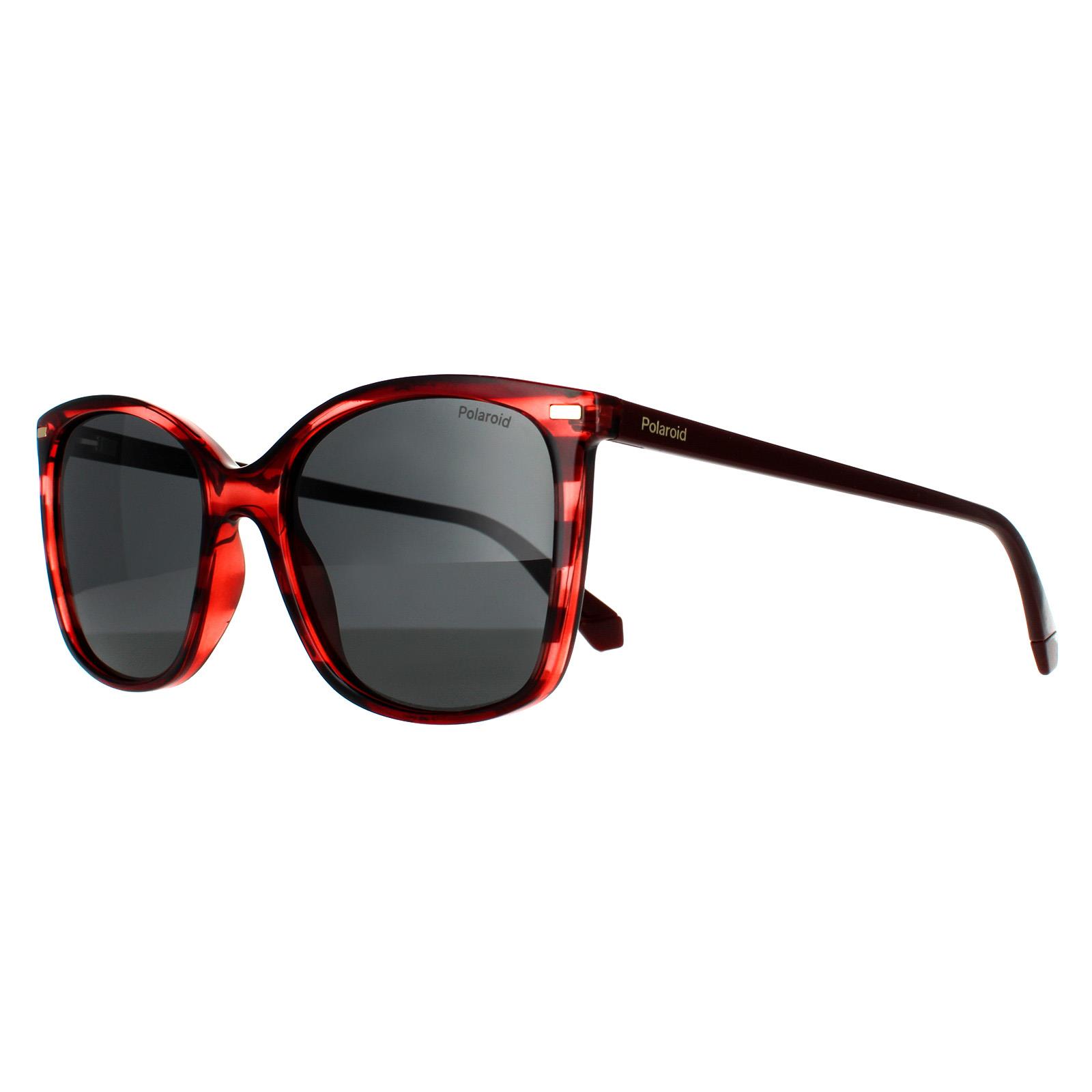 Brown Square Red Havana Grey Polarized 90041091, Image 2 of 4
