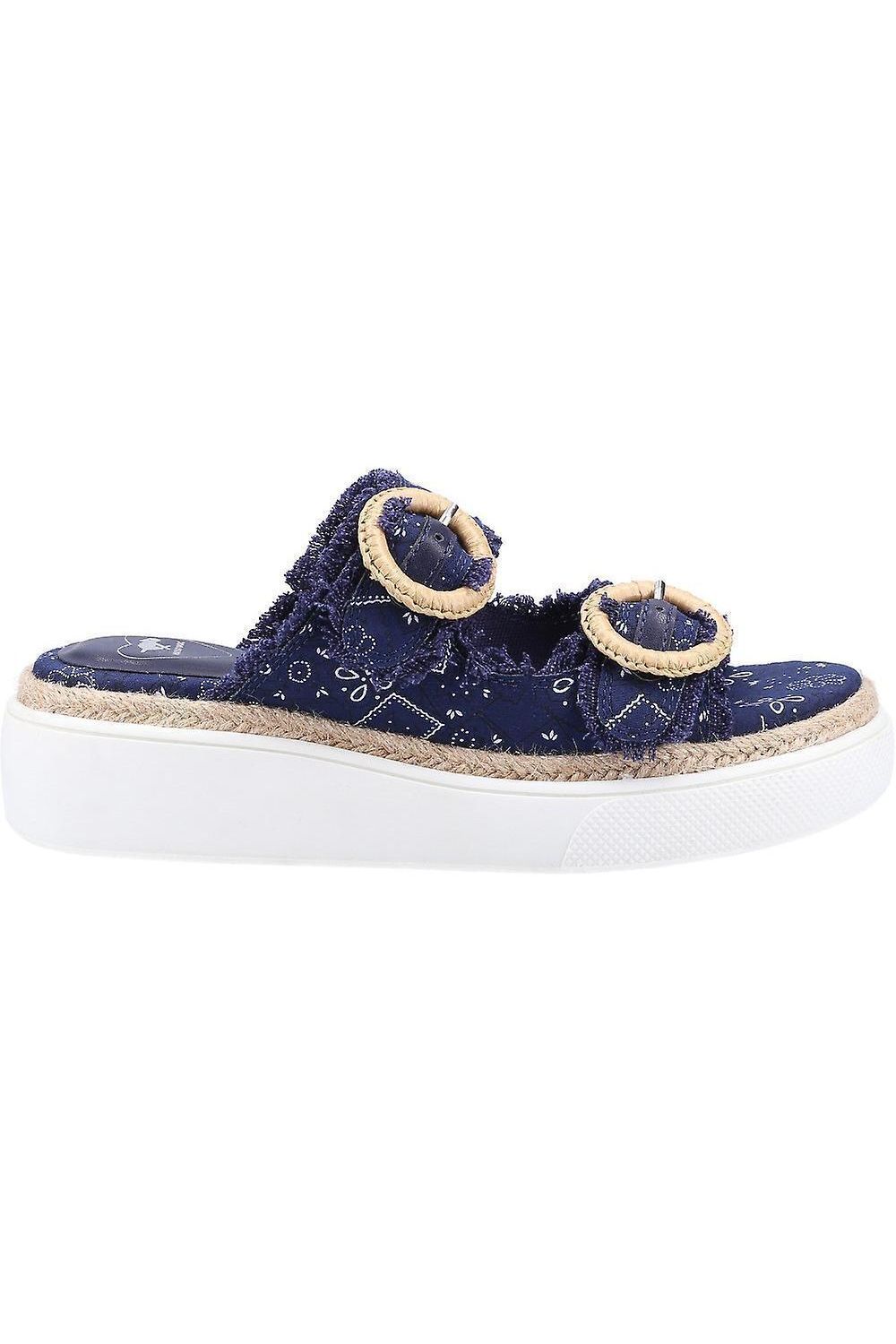 Navy Favor Howdy Sandals, Image 2 of 4