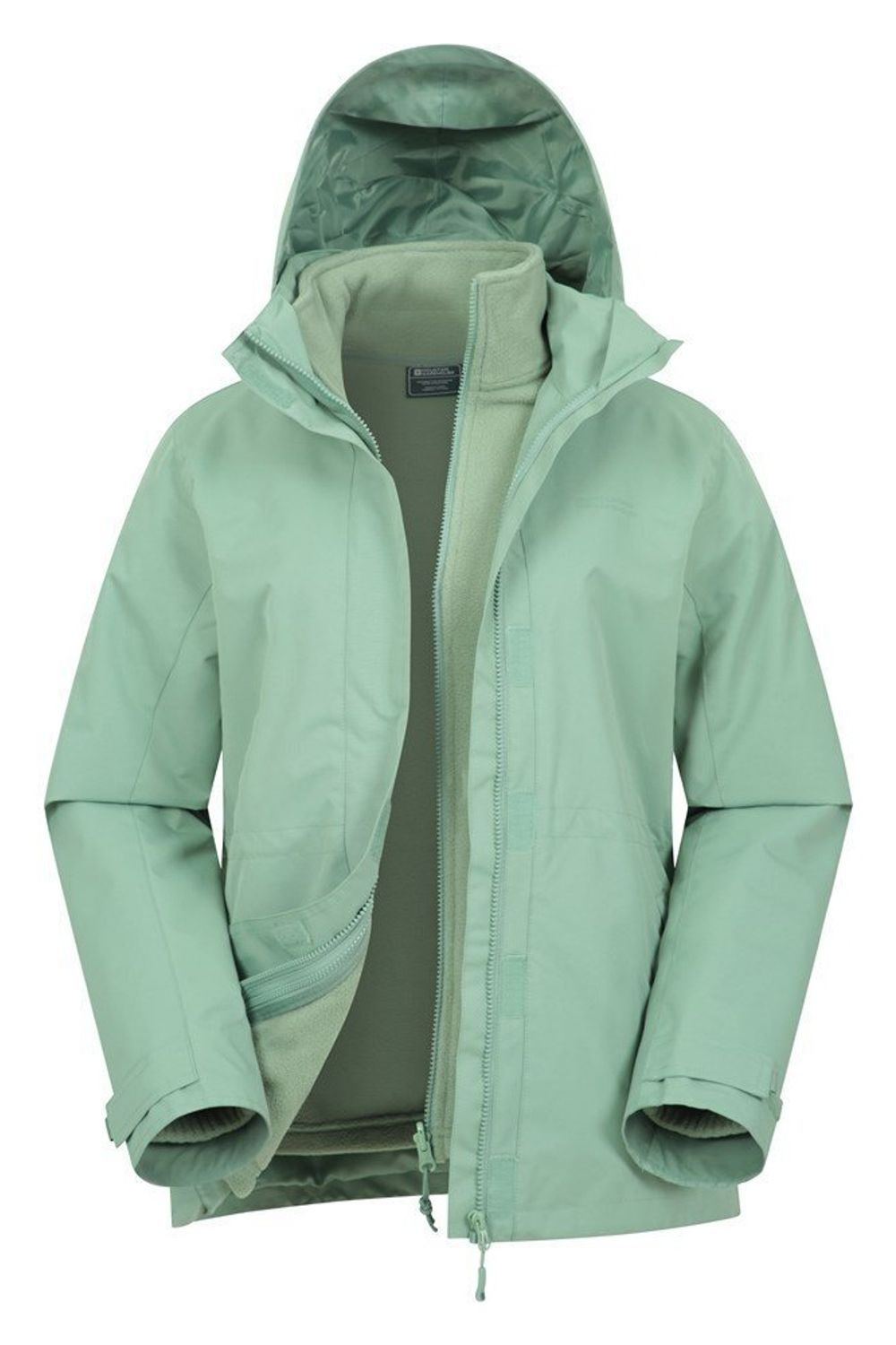 Khaki Fell 3 in 1 Water Resistant Jacket, Image 6 of 6