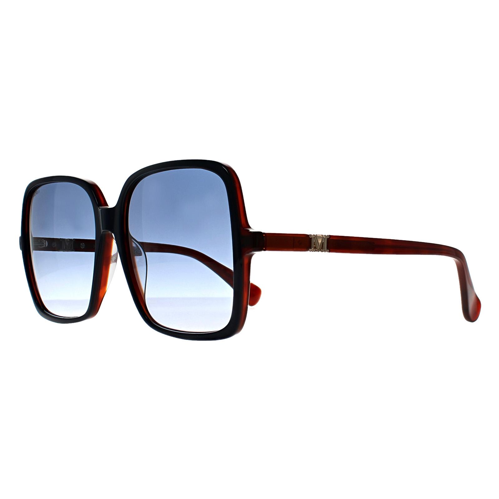 Blue Max Mara Blue Square Blue Tortoise Blue Gradient MM0037/S Emme9, Image 2 of 3