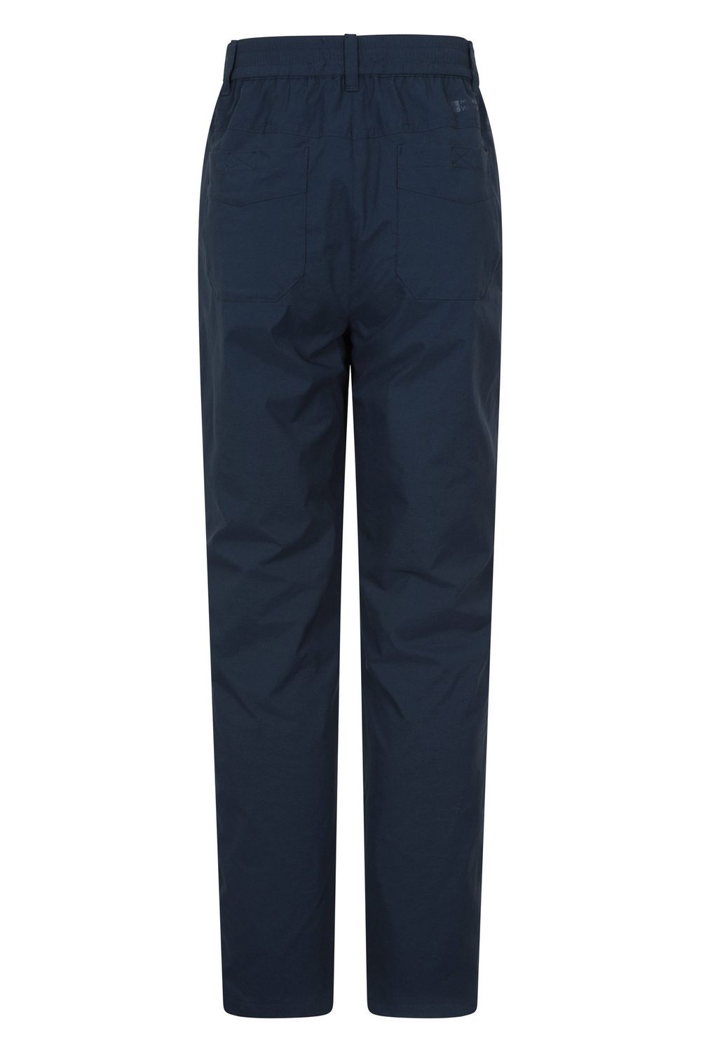 Navy Delta Fleece Lined Short Winter Trousers, Image 2 of 4