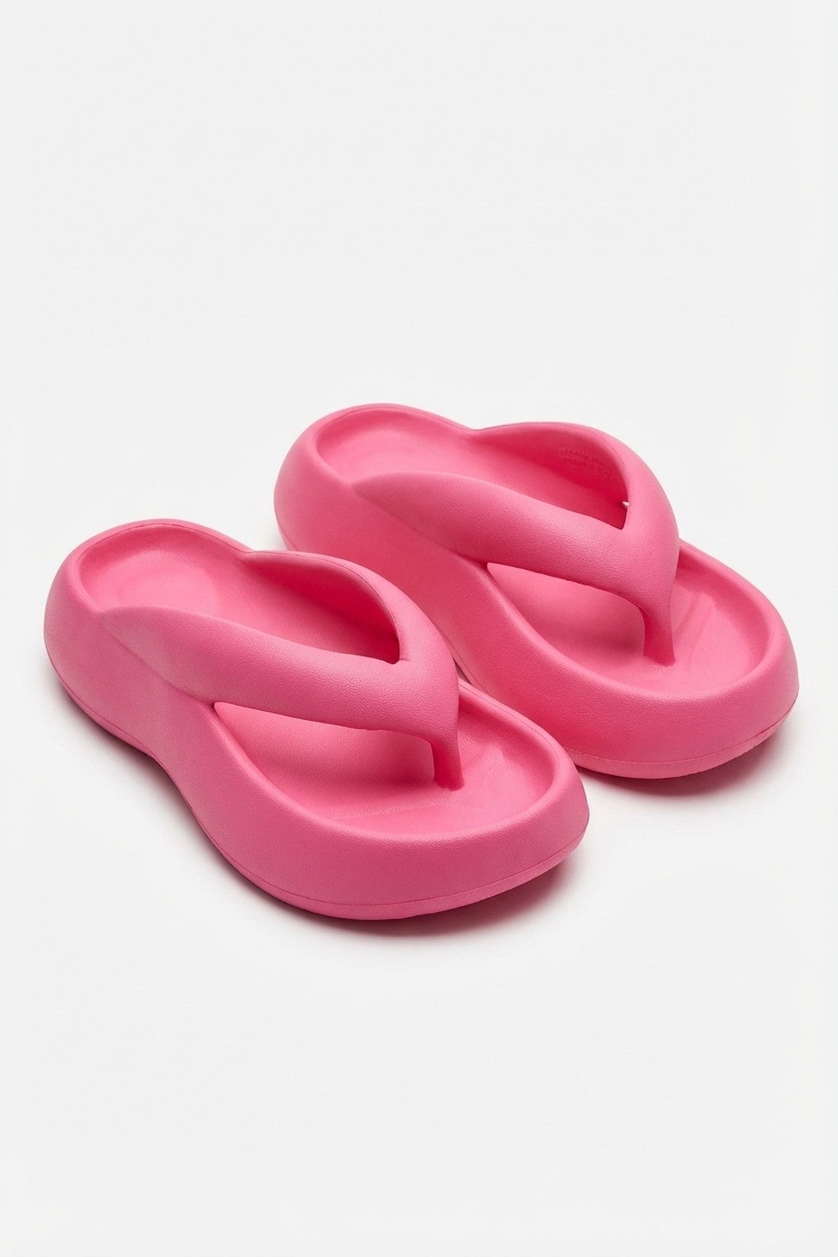 Pink Cora Chunky Platform Flip-Flops Sandals