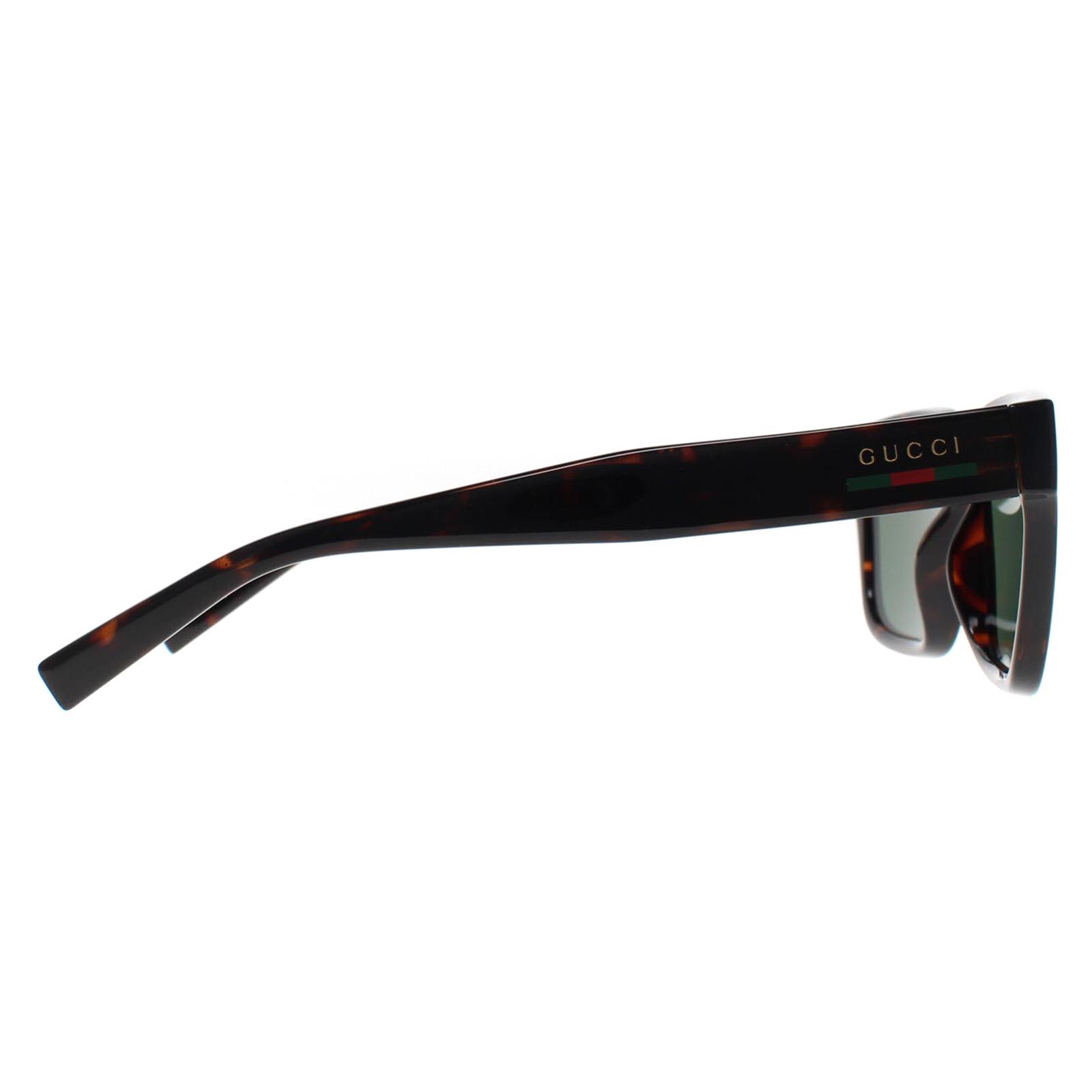 Brown Square Dark Havana Green GG1857S, Image 4 of 4