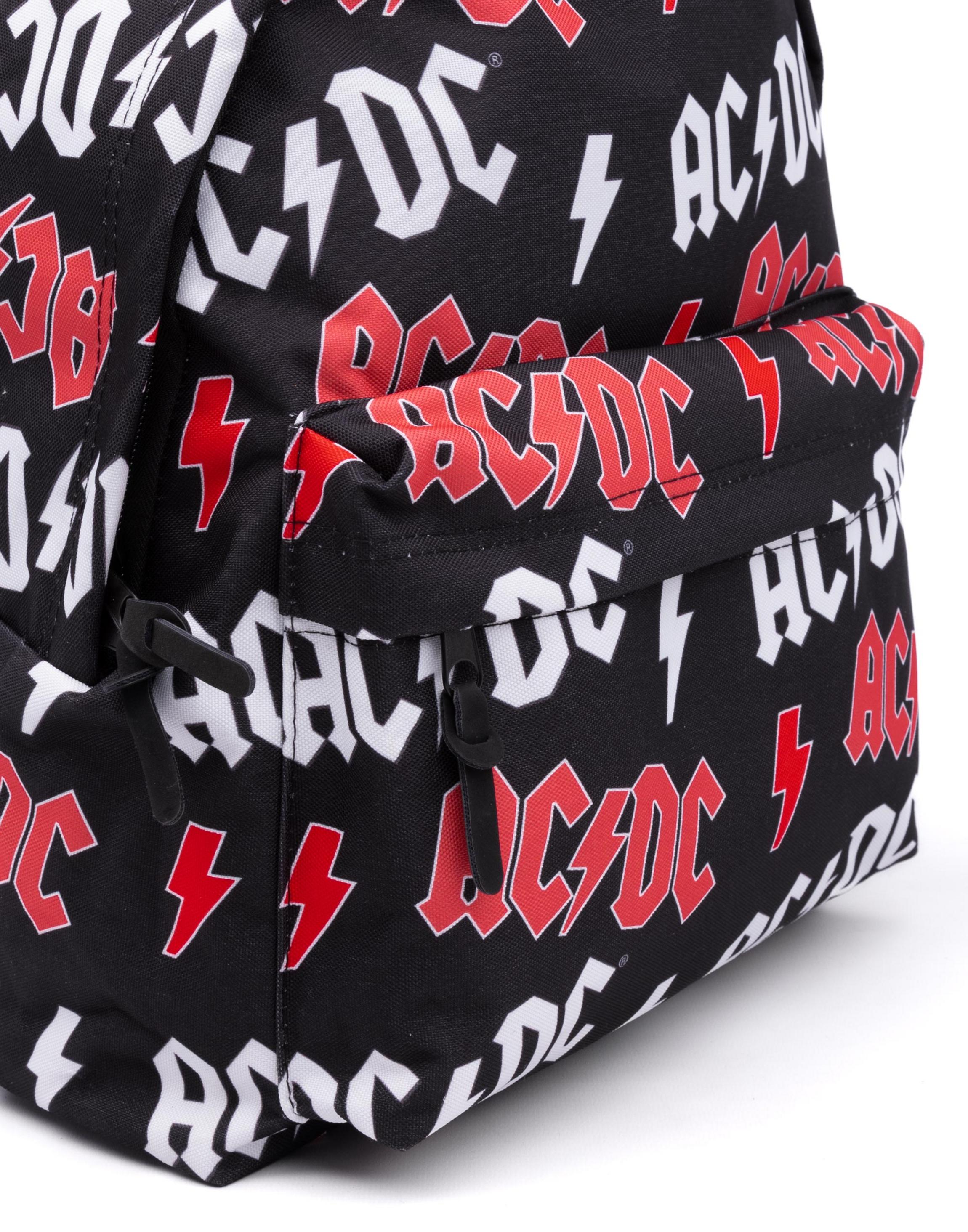 Black AC/DC Black AC/DC Lightening Backpack, Image 6 of 6
