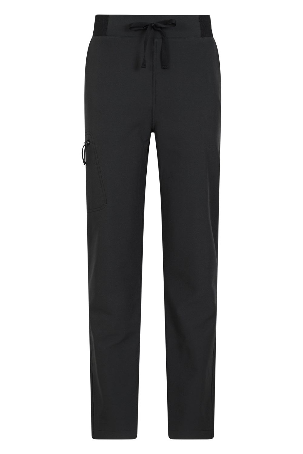 Black Adventure Water Resistant Hiking Trousers