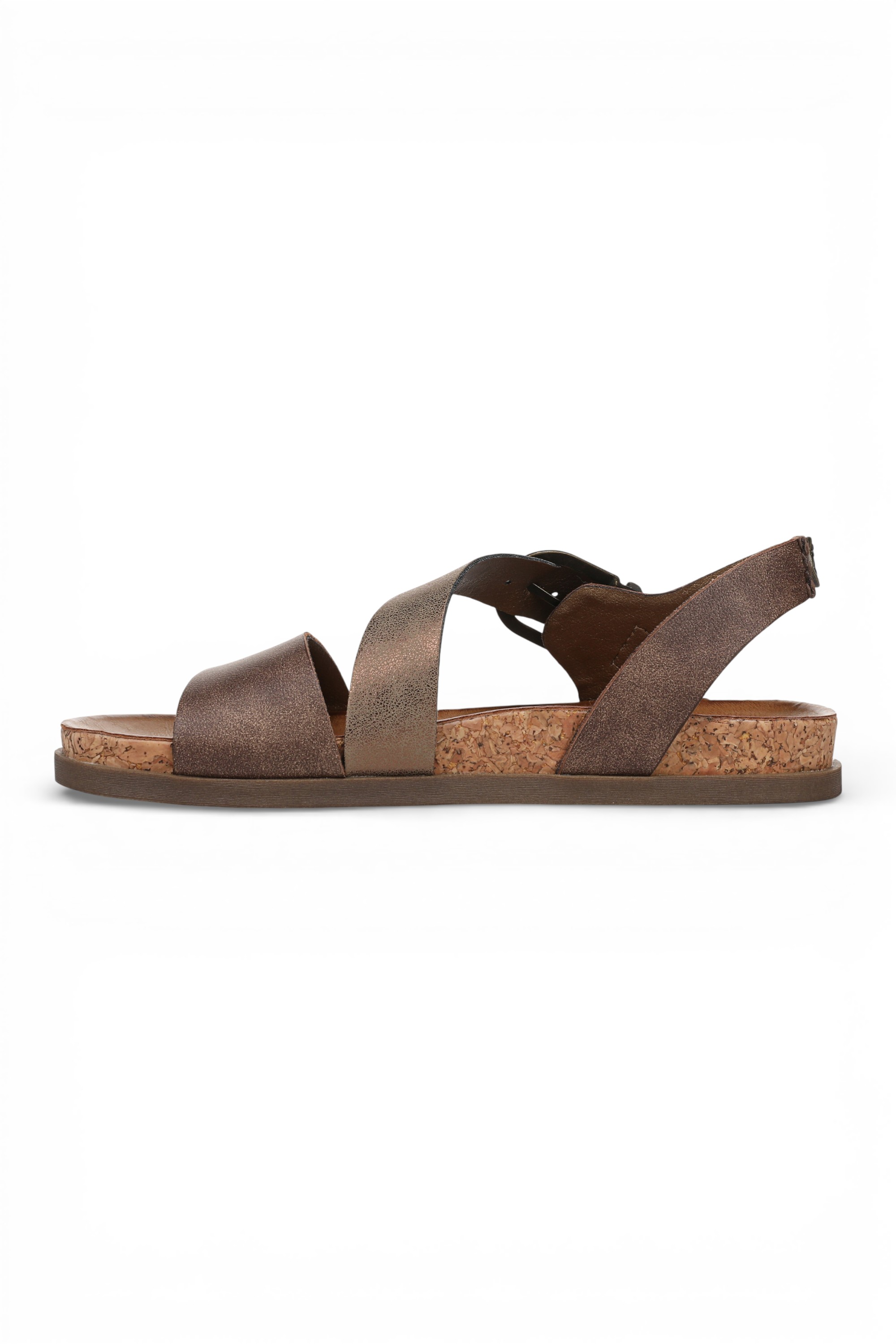 Multi Womens "Lance" Footbed Strappy Flat Sandals, Image 5 of 6