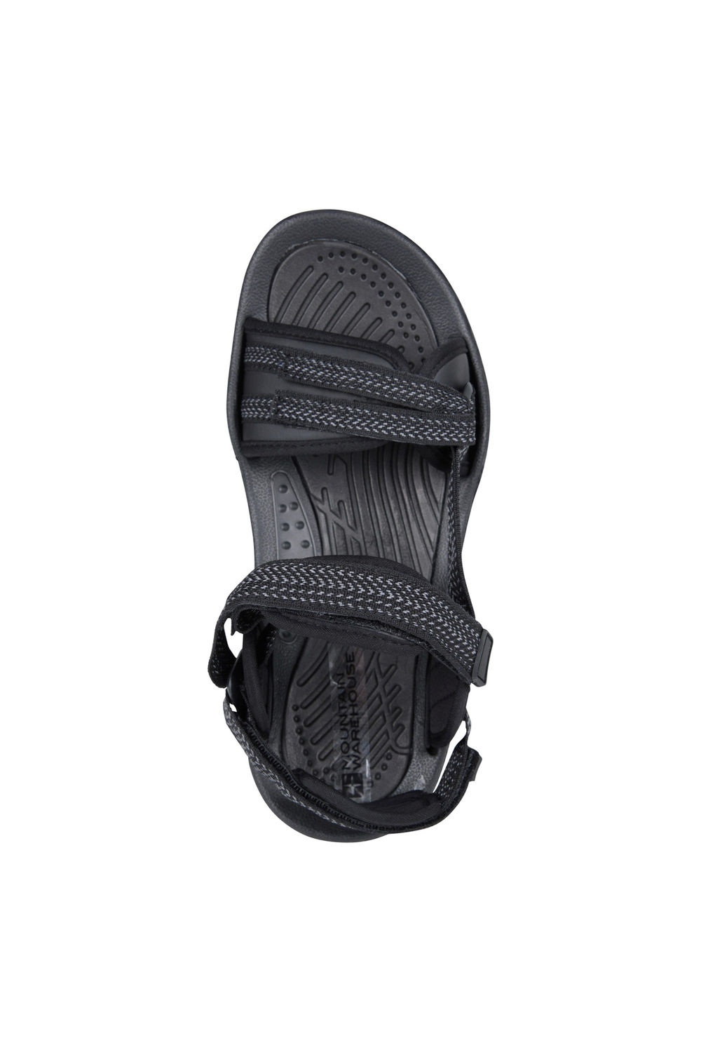 Black Cyprus Chevron Sandals, Image 5 of 6