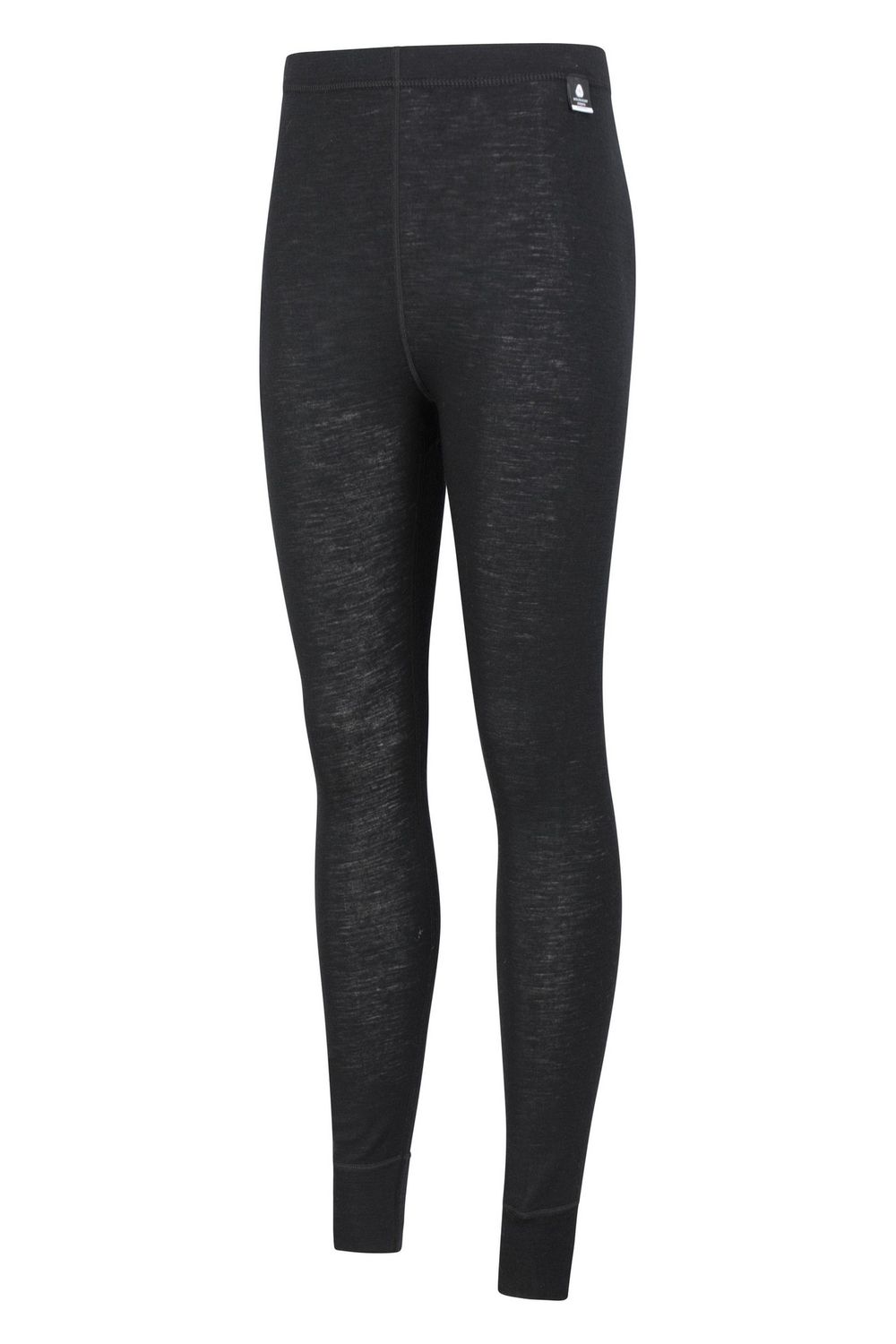 Black Merino Wool Base Layer Bottoms (Pack of 2), Image 3 of 5