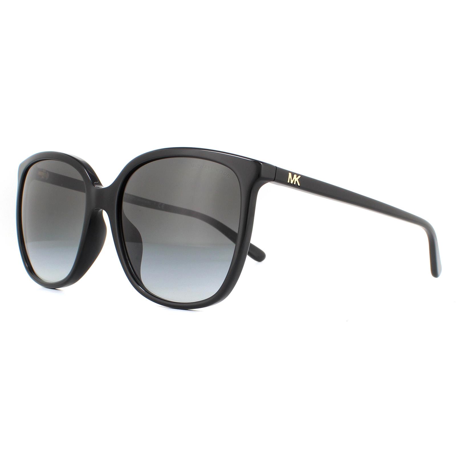Square Black Dark Grey Gradient Sunglasses, Image 2 of 8