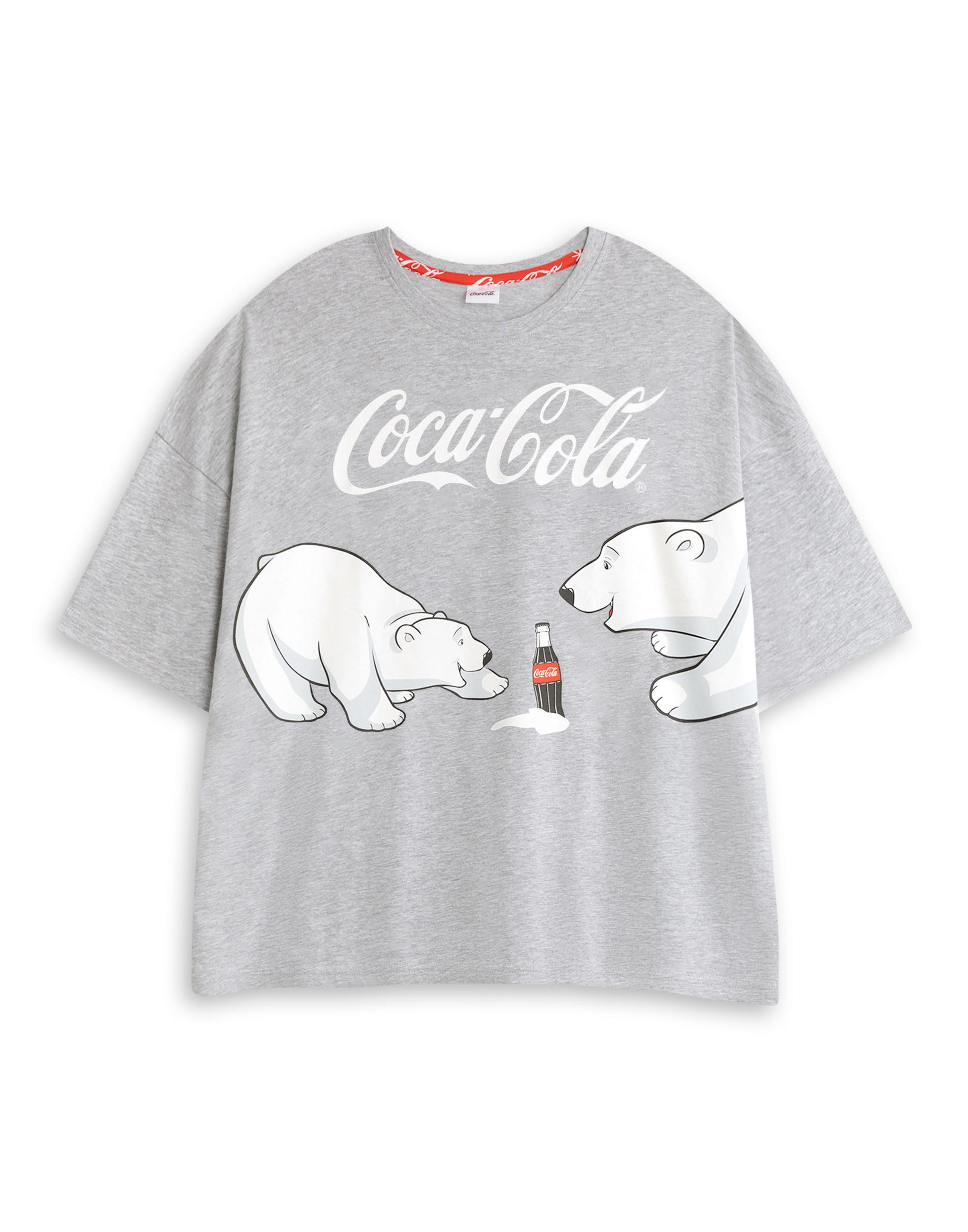 Grey Coca Cola Grey Coca Cola Logo Small Pyjama Set, Image 3 of 6