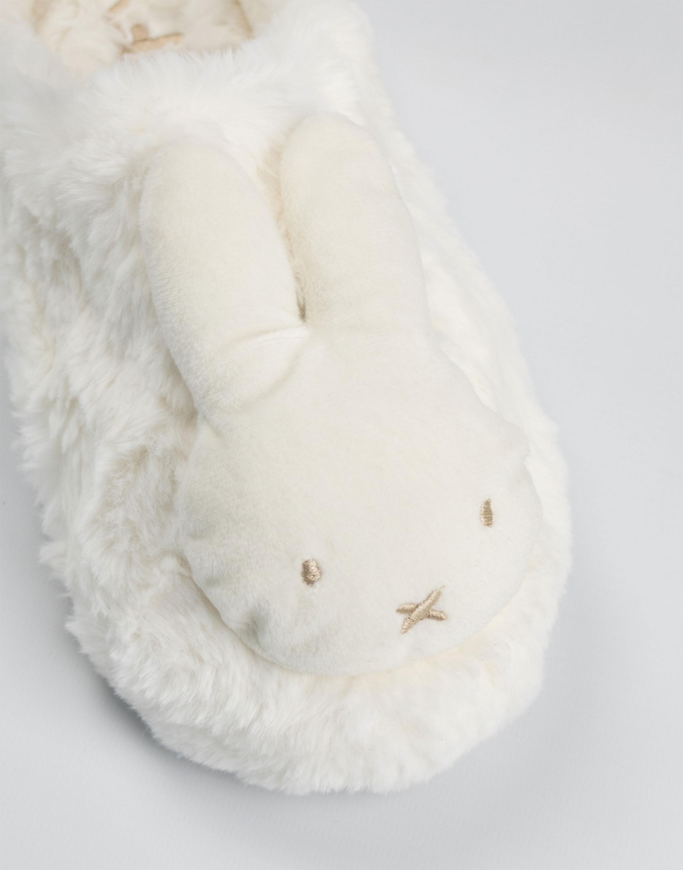 Cream Miffy Character Face Cream UK Slippers, Image 5 of 6