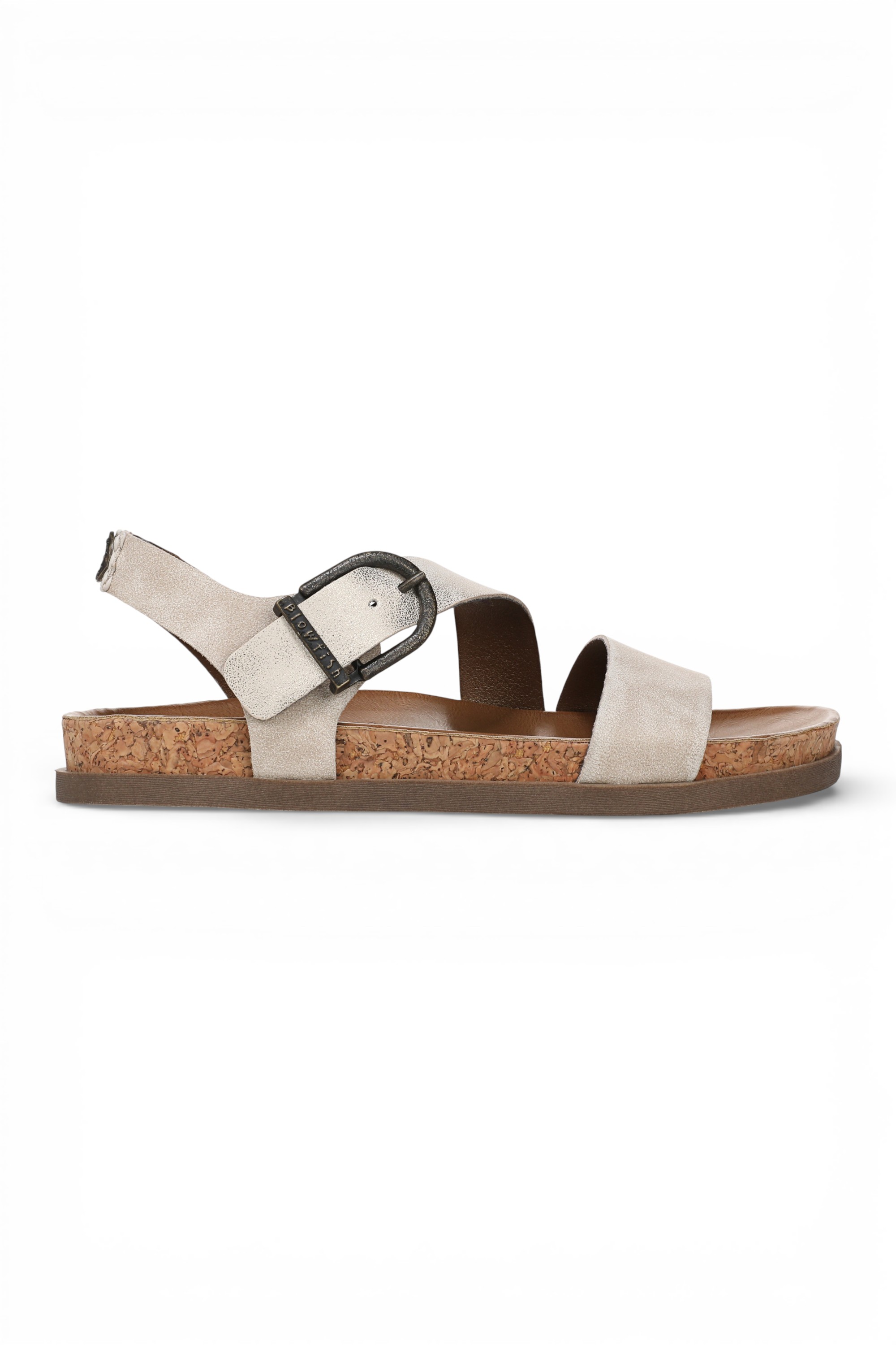 Silver Blowfish Malibu Silver Womens "Lance" Footbed Strappy Flat Sandals, Image 3 of 6