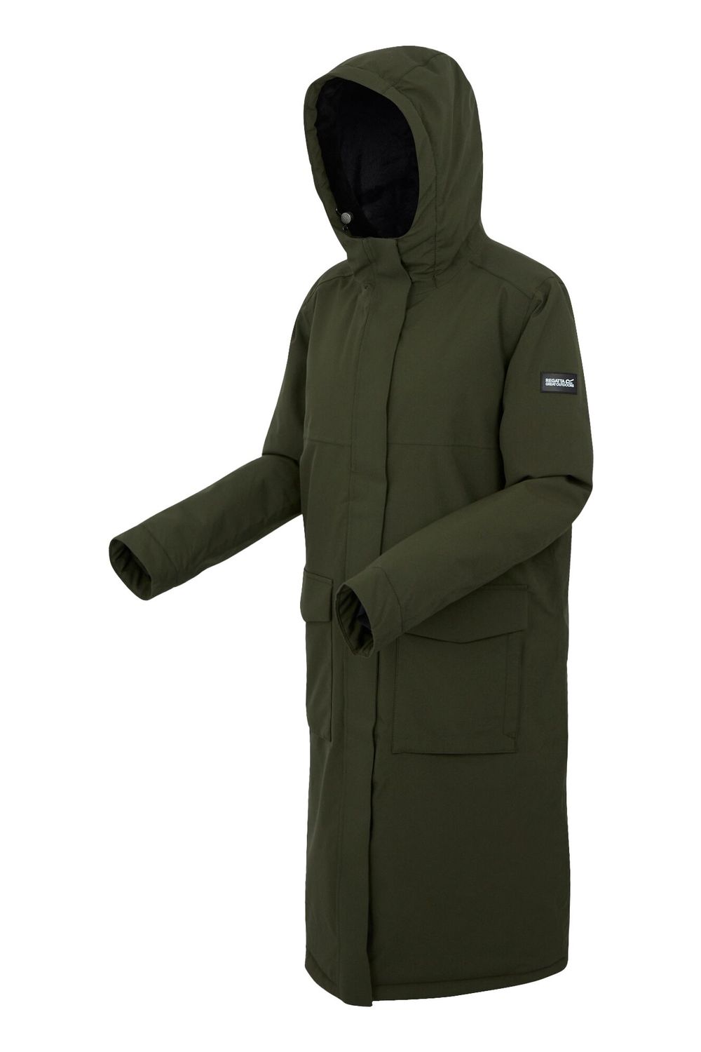 Multi Yarli Longline Waterproof Jacket, Image 3 of 4