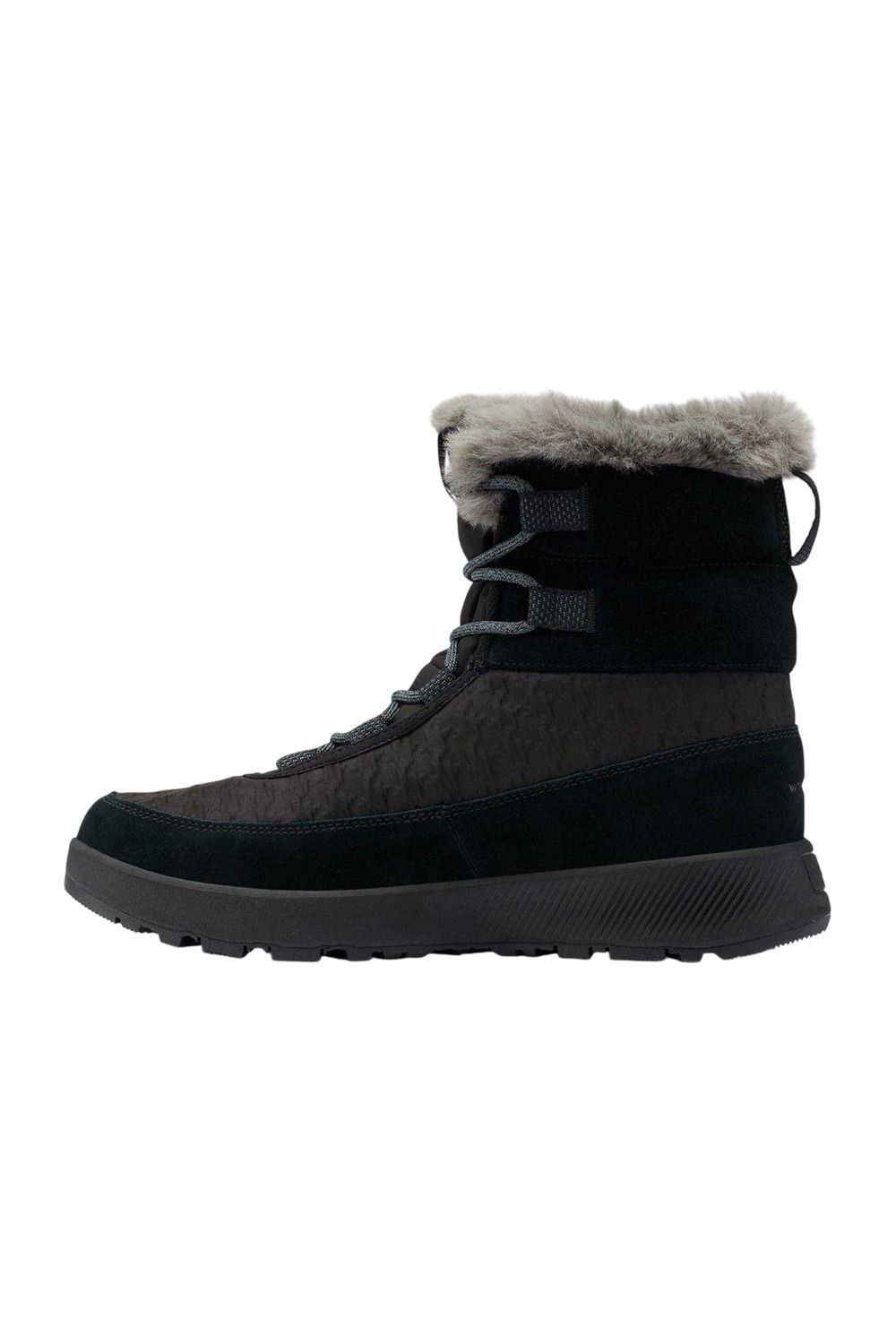 Black Slope LD61 Suede Winter Boots, Image 2 of 4