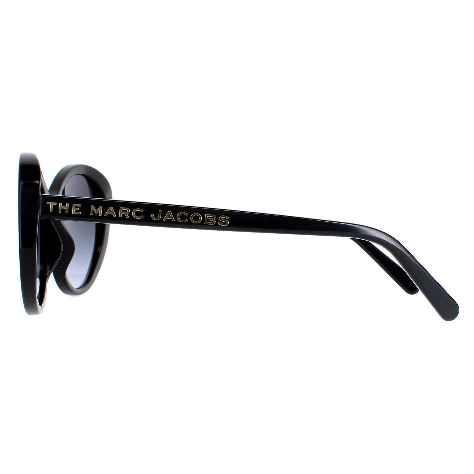 Black Marc Jacobs Black Oval Black Dark Grey Gradient 520/S, Image 3 of 4