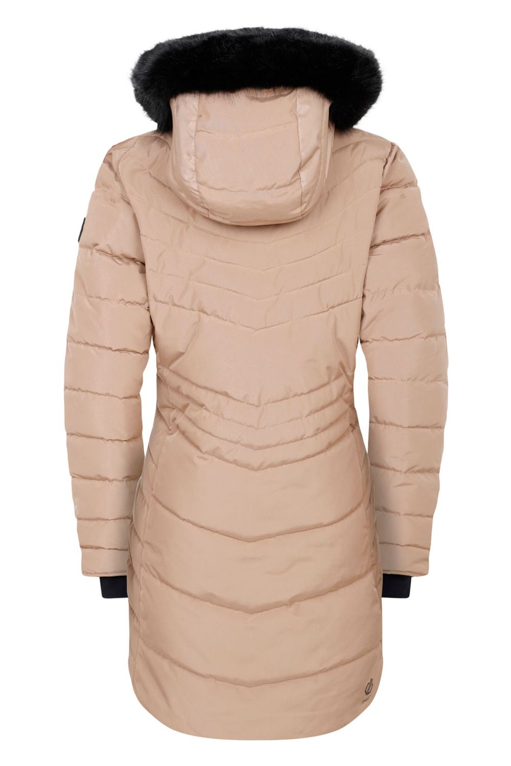 Beige Striking IIII Mid Length Padded Jacket, Image 2 of 4