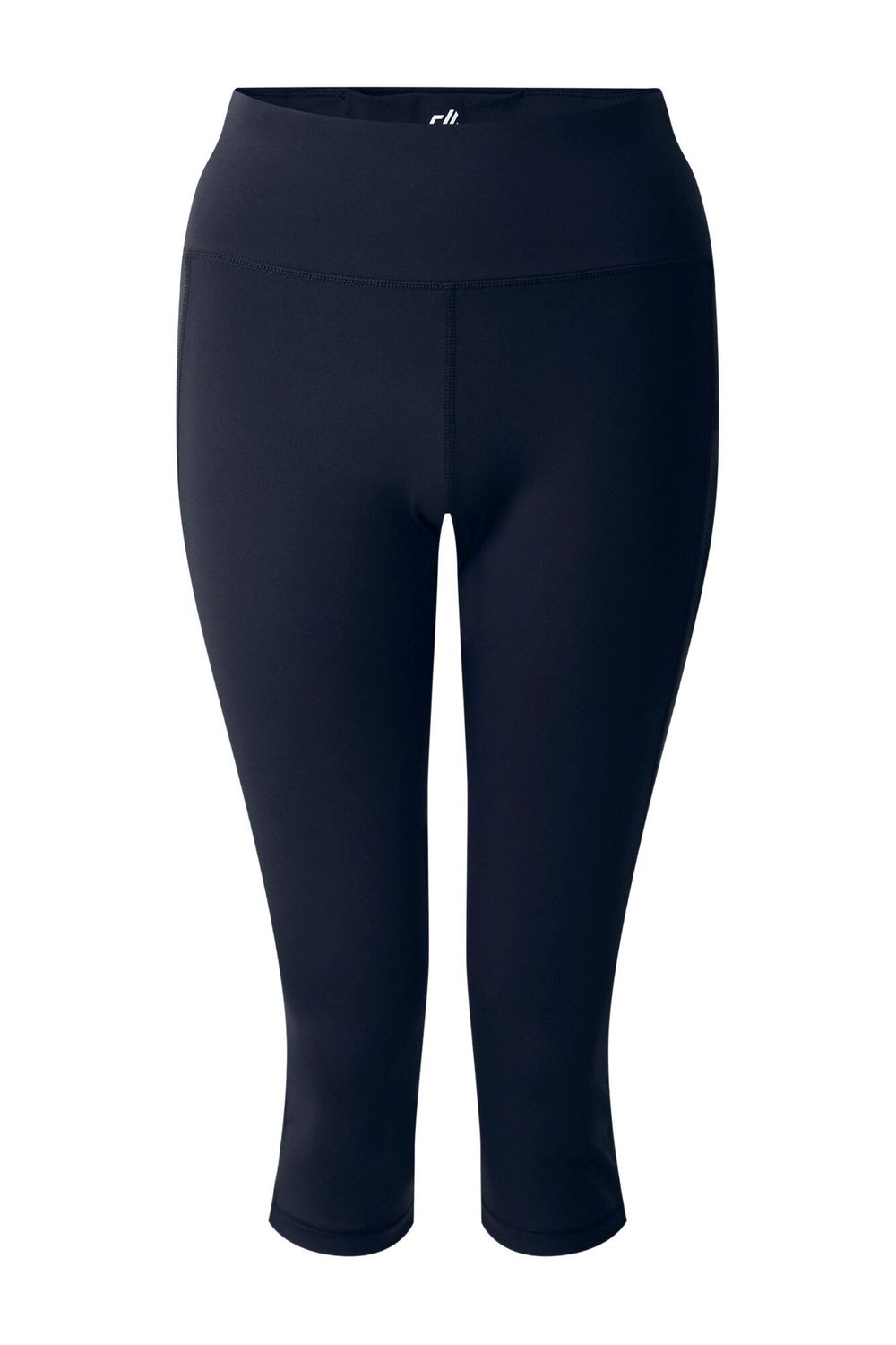 Navy Influential II Plain 3/4 Leggings, Image 1 of 3