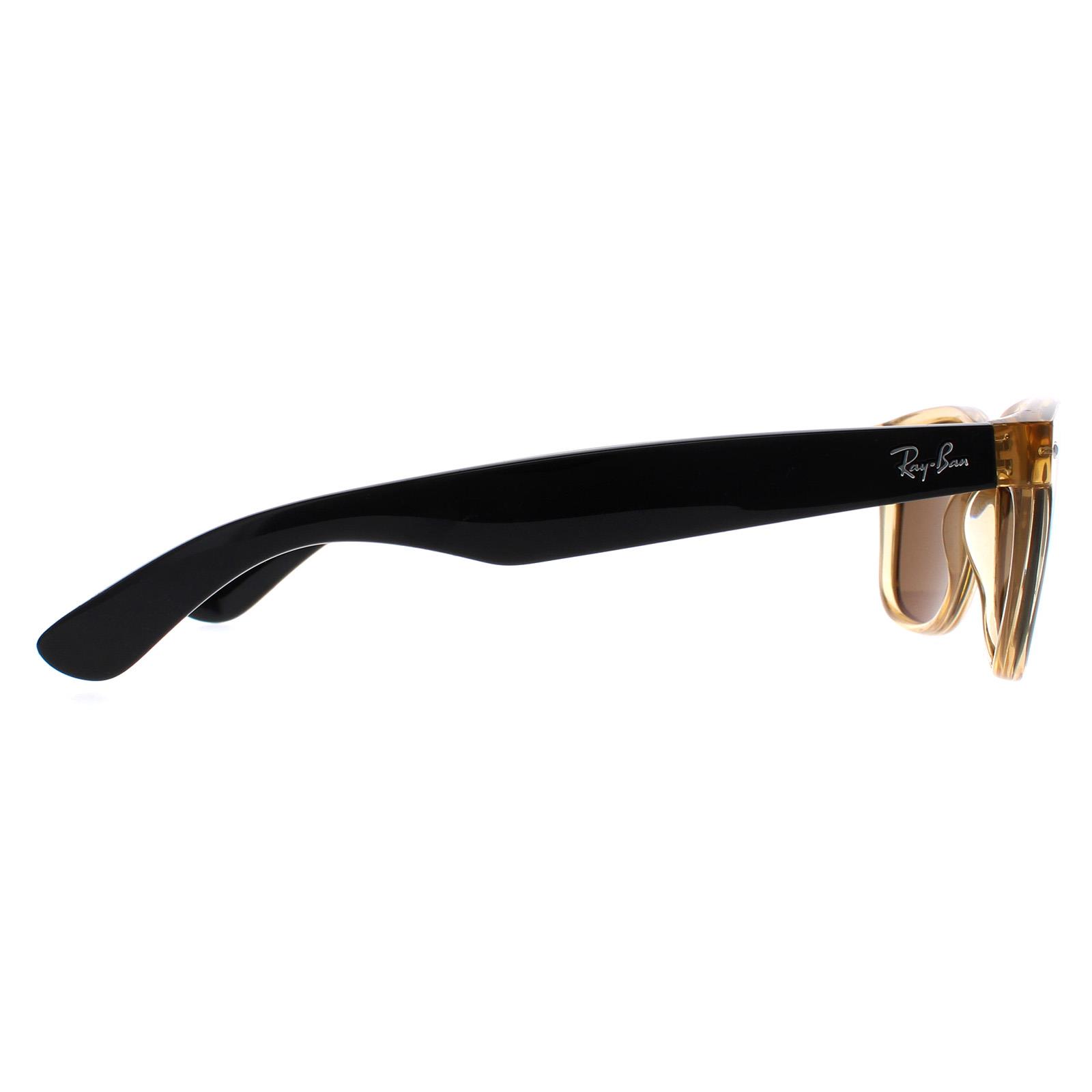 Brown Ray-Ban Brown Rectangle Honey Crystal Brown Polarized Sunglasses, Image 4 of 5