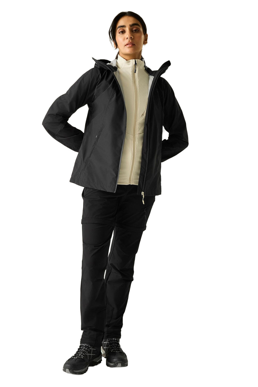 Black Dare 2B Black Breathe Easy Waterproof Jacket, Image 4 of 4