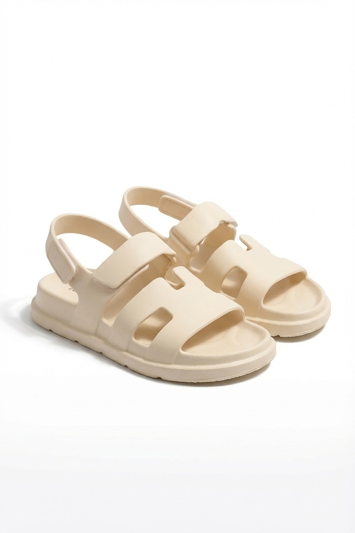 Purple Lucille Cut Out Open Toe Strappy Sandals