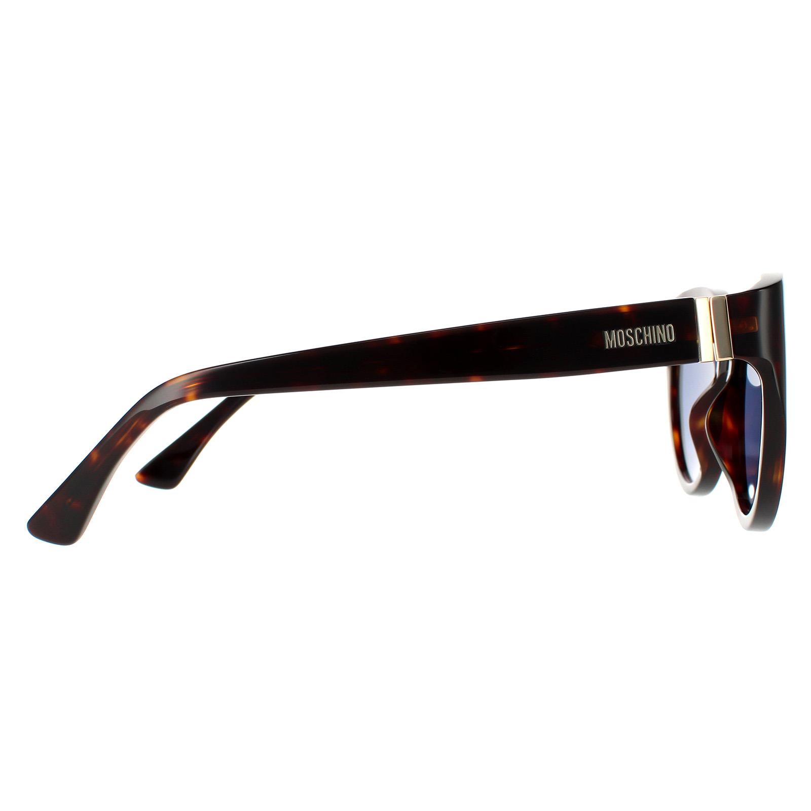 Cat Eye Dark Havana Blue Sunglasses, Image 4 of 4