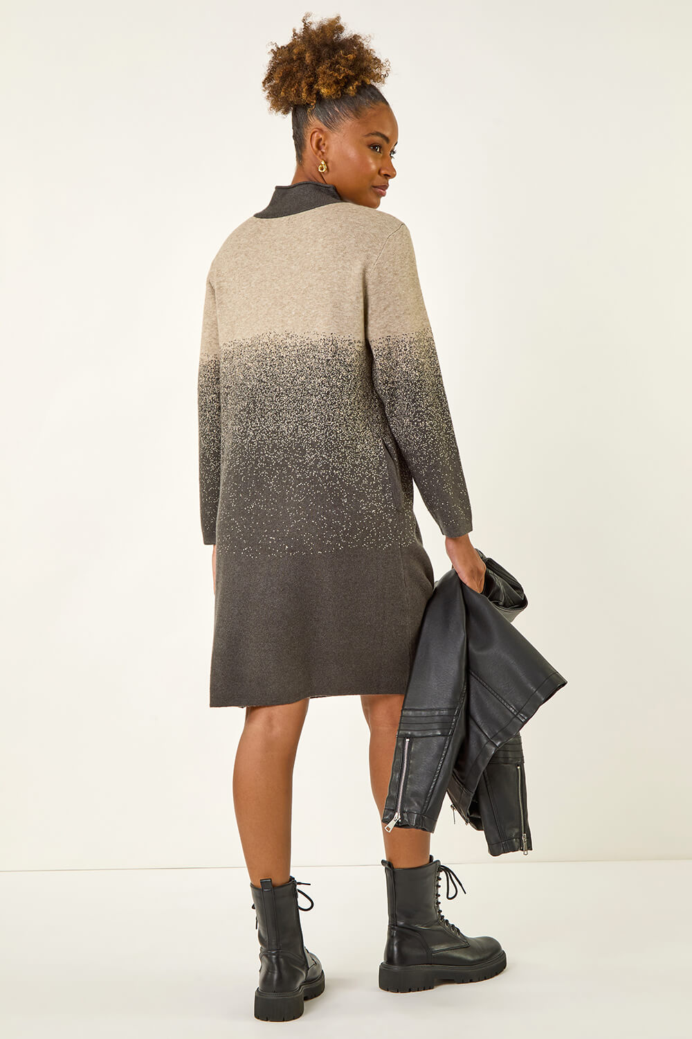 Blake Dress in Umber Grain