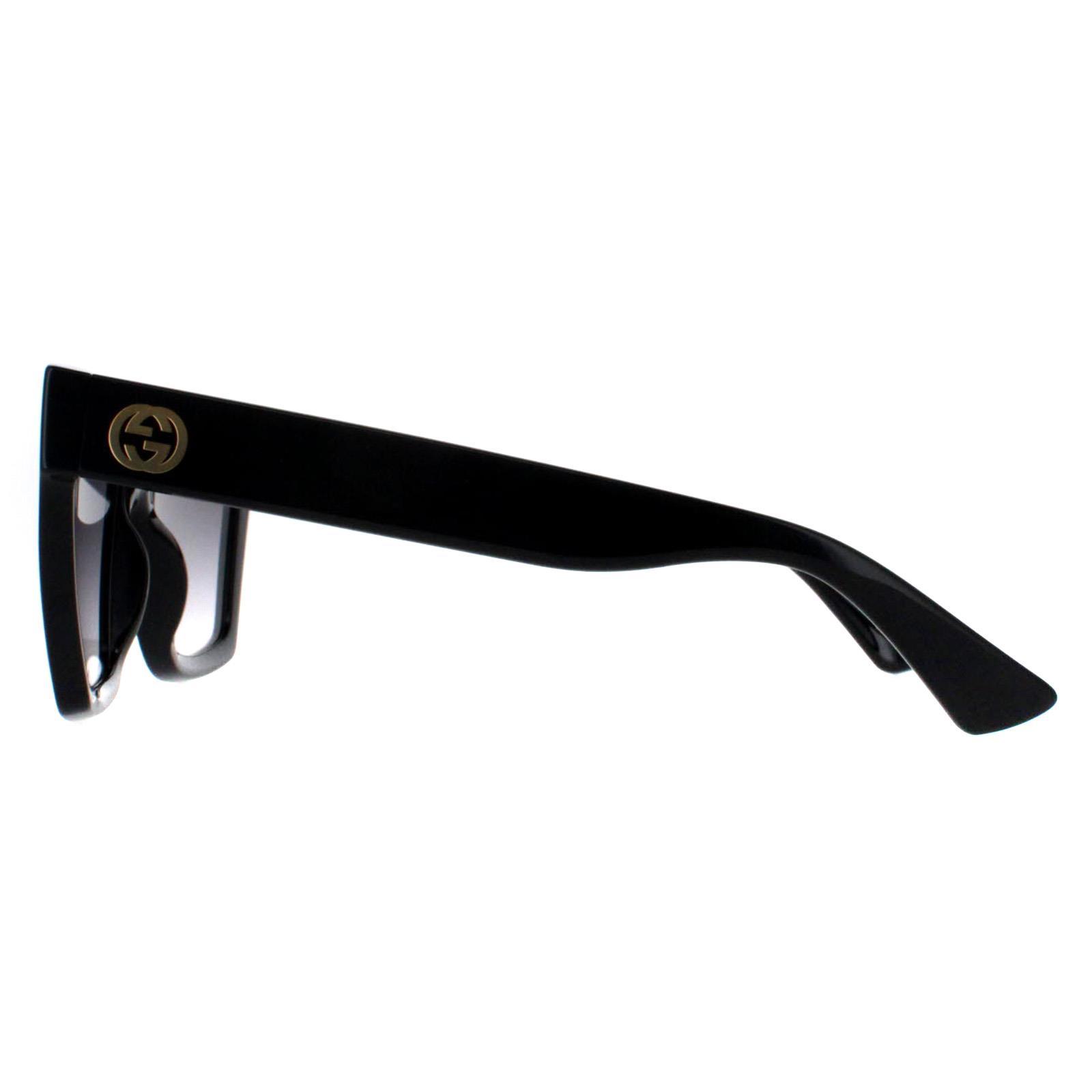 Black Gucci Black Square Black Grey Gradient GG1714S, Image 3 of 6