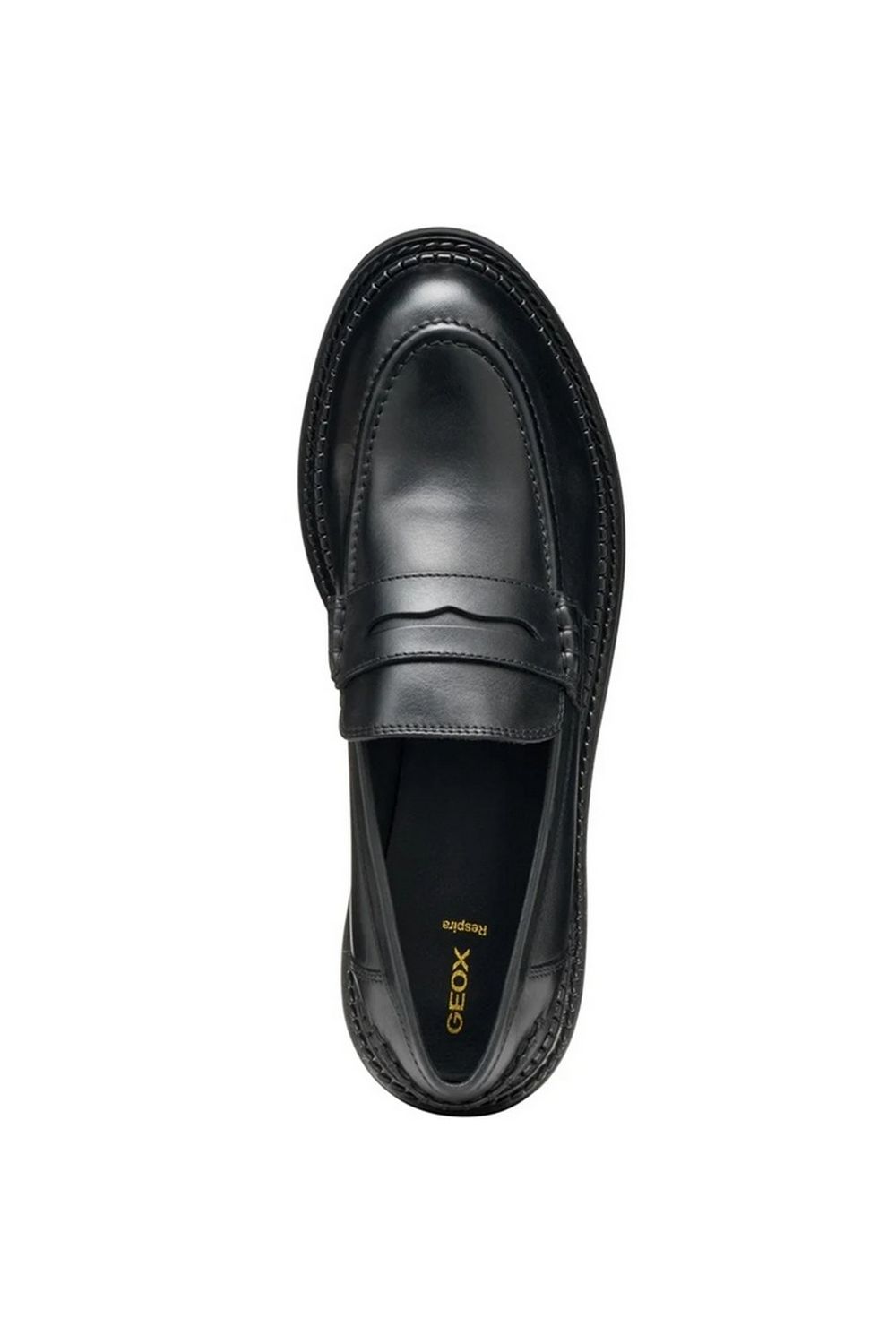 Black D Serilda E Leather Loafers, Image 4 of 4