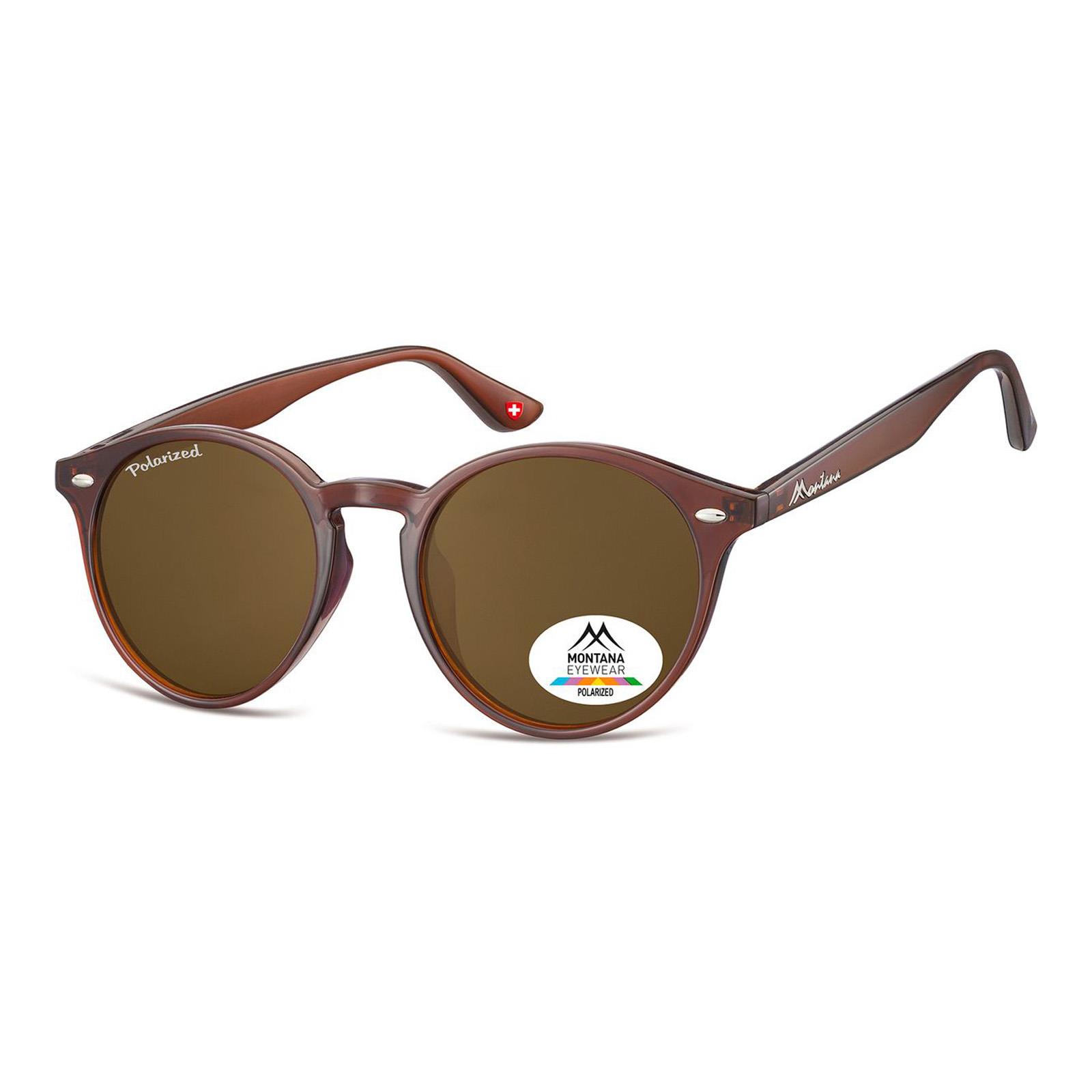 Brown Montana Brown Round Transparent Brown Brown Polarized MP20, Image 1 of 2