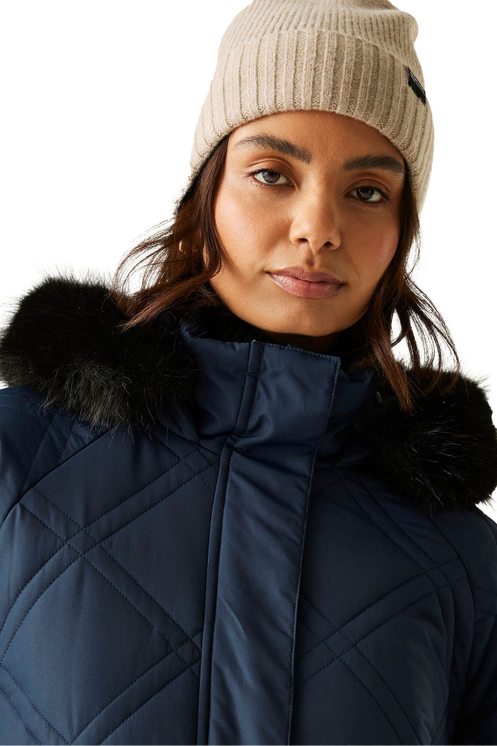 Navy Regatta Navy Freyla Padded Jacket, Image 4 of 5