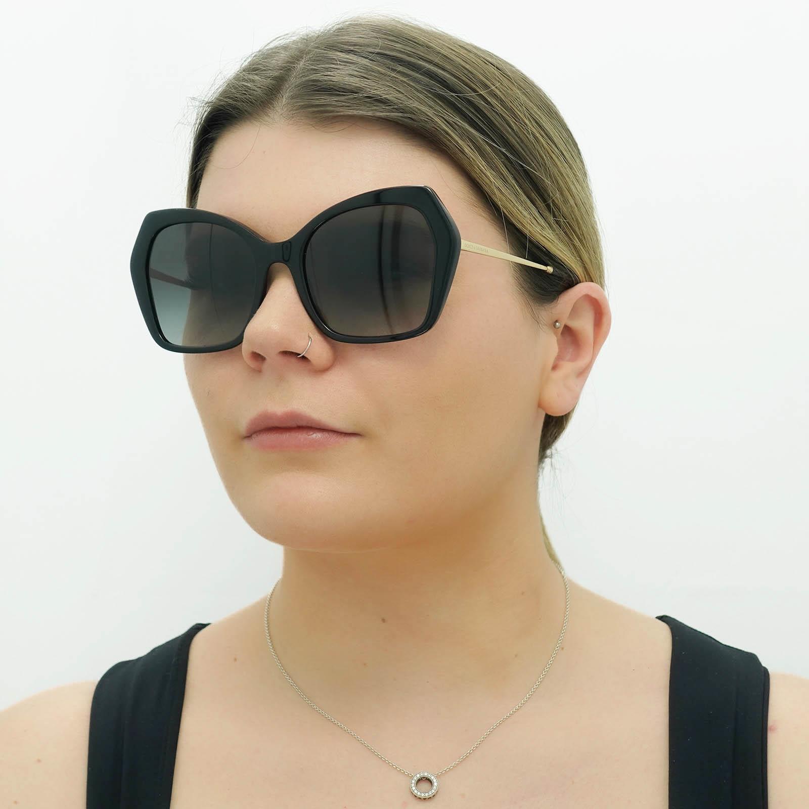 Black Dolce and Gabbana Black Butterfly Black Grey Gradient DG4399, Image 5 of 6