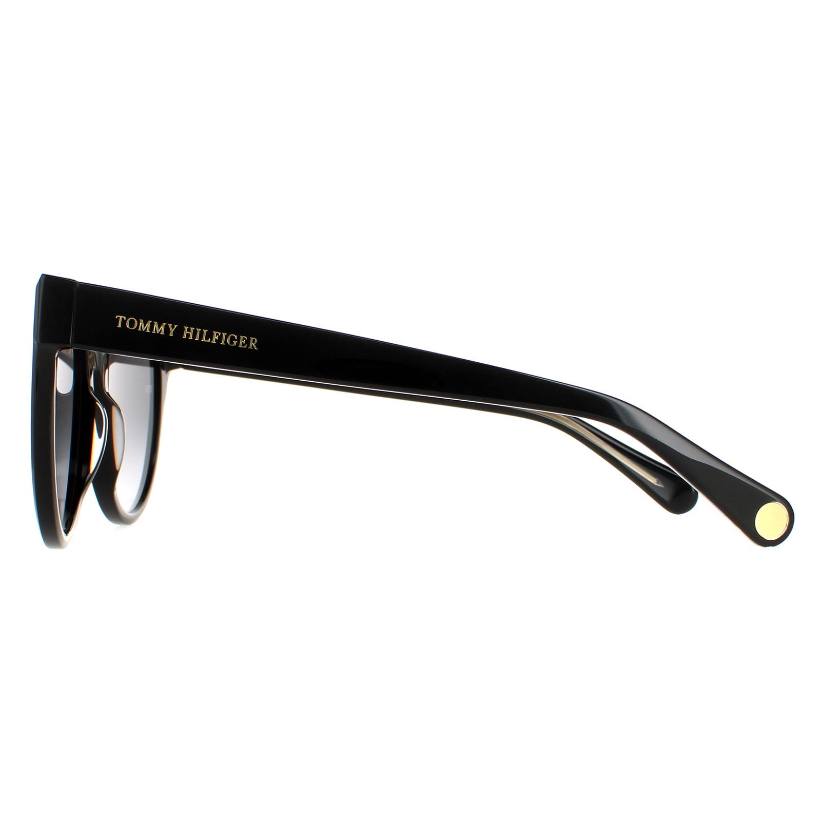 Black Tommy Hilfiger Black Cat Eye Black Dark Grey Gradient TH 1885/S, Image 3 of 4