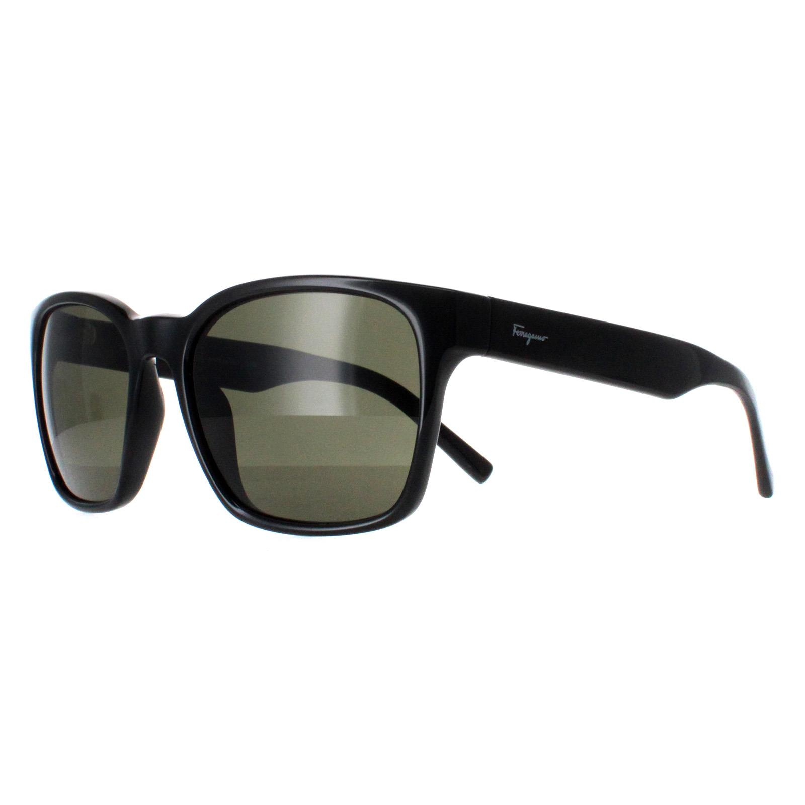 Black Salvatore Ferragamo Black Square Black  Grey Gradient SF959S, Image 2 of 4