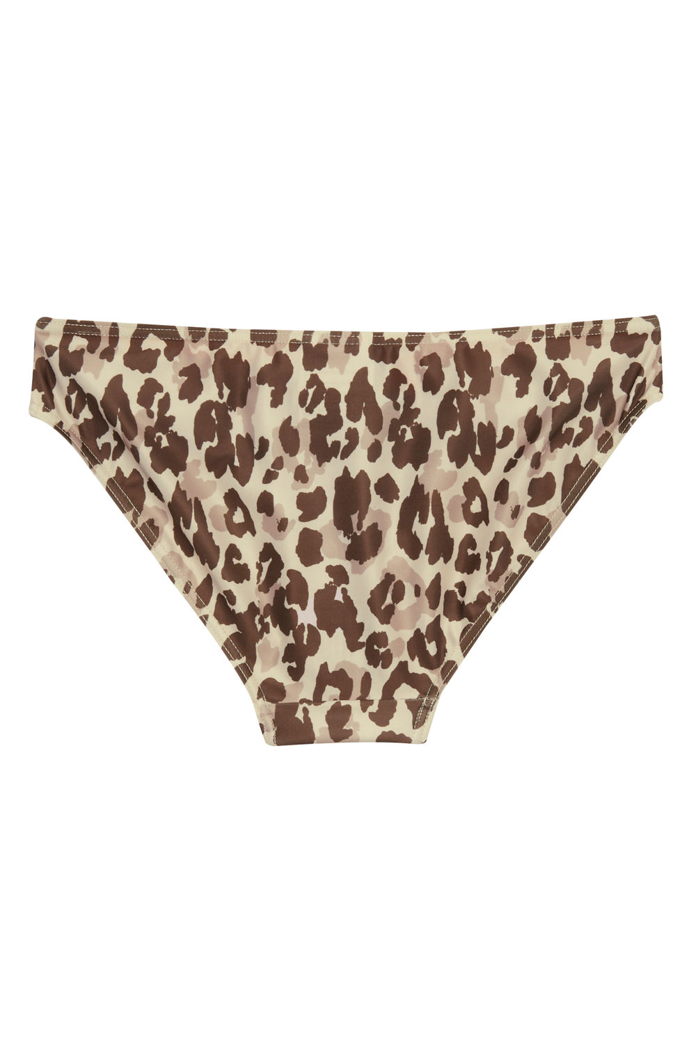 Natural Aceana Leopard Print Bikini Bottoms, Image 3 of 4