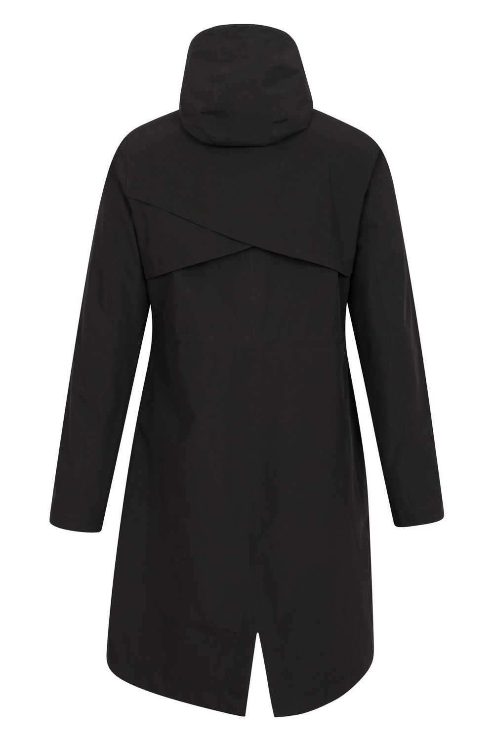 Black Hilltop Extra Long Waterproof Jacket, Image 2 of 4