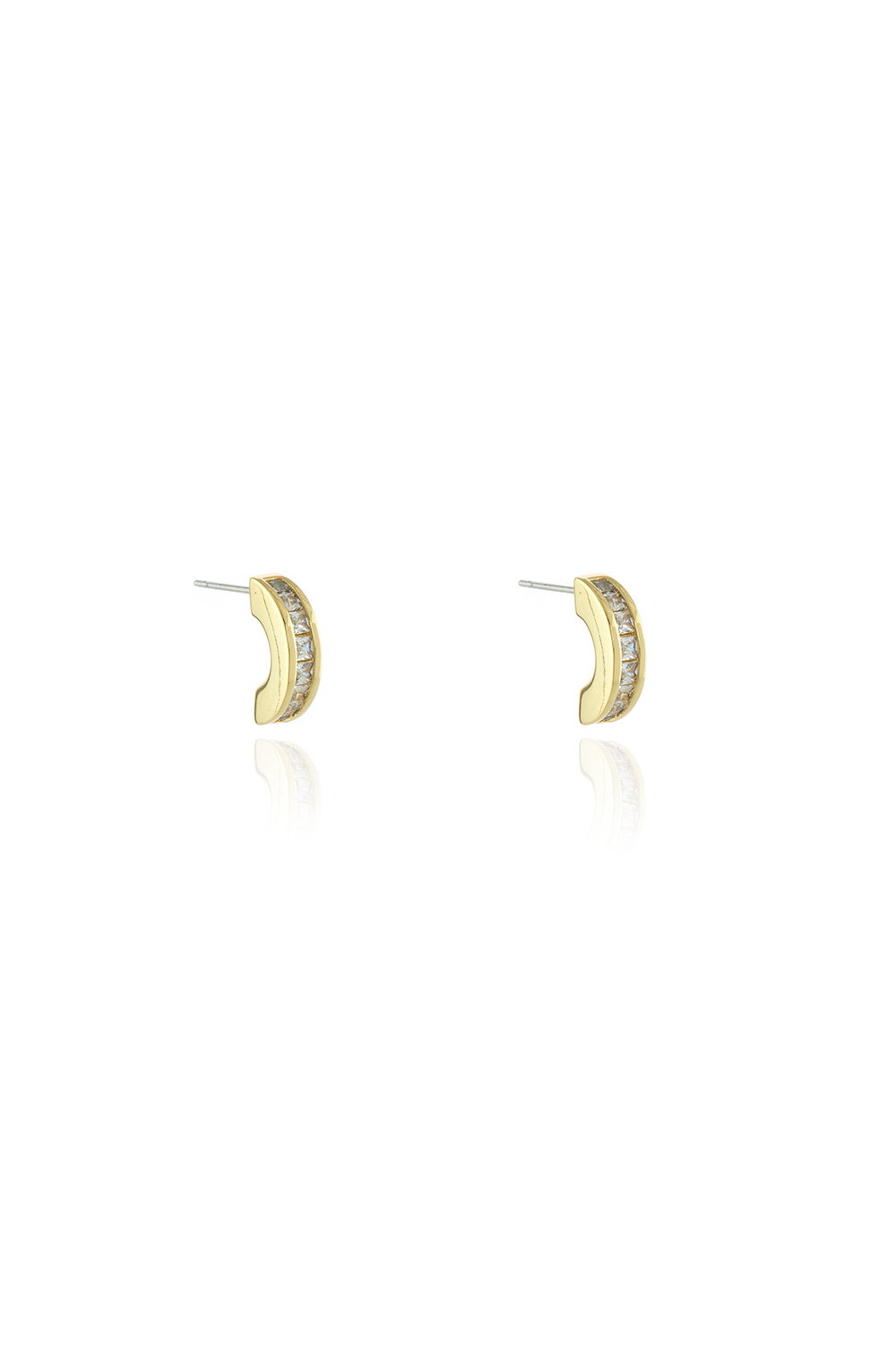 Gold Cachet London Ceto Gold Hoop Earrings, Image 1 of 2