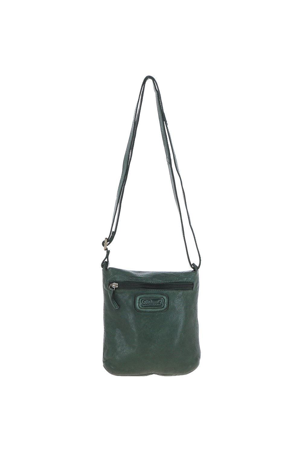 Green Ashwood Leather Green Real Leather Small Luxurious Flight Bag, Image 4 of 5