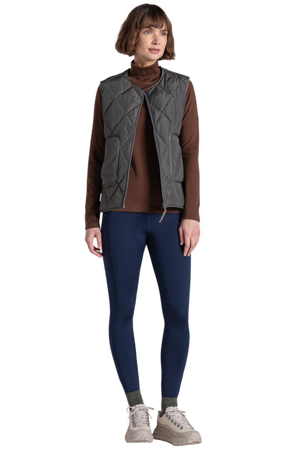 Dark Green National Trust Borage Body Warmer, Image 1 of 3
