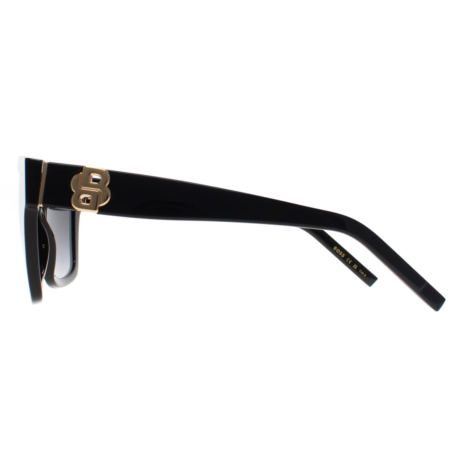 Black Hugo Boss Black Square Black Dark Grey Gradient BOSS 1744/S, Image 3 of 4