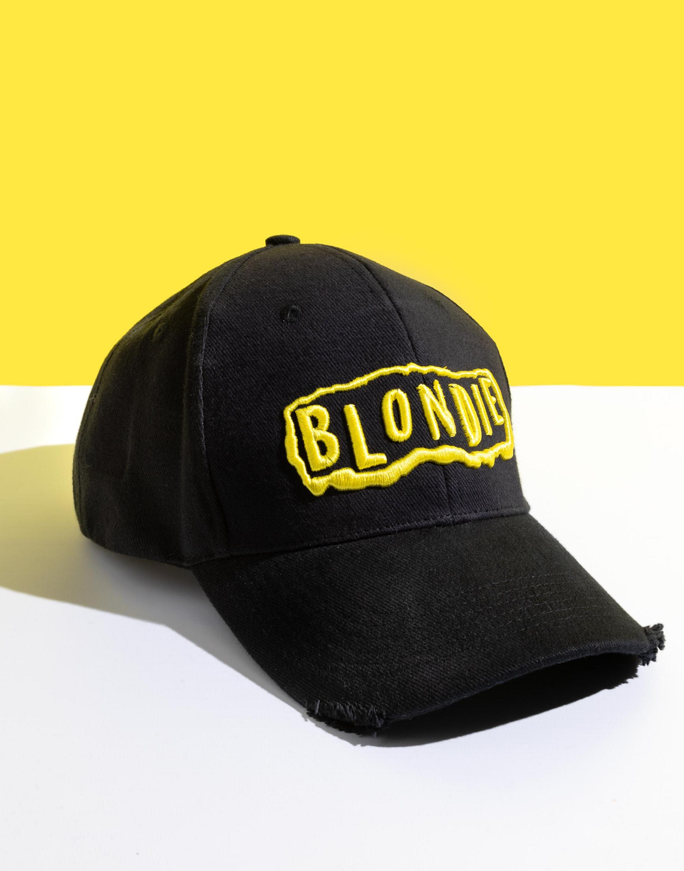 Black Blondie Cap Unisex Adults And Teens, Image 2 of 4