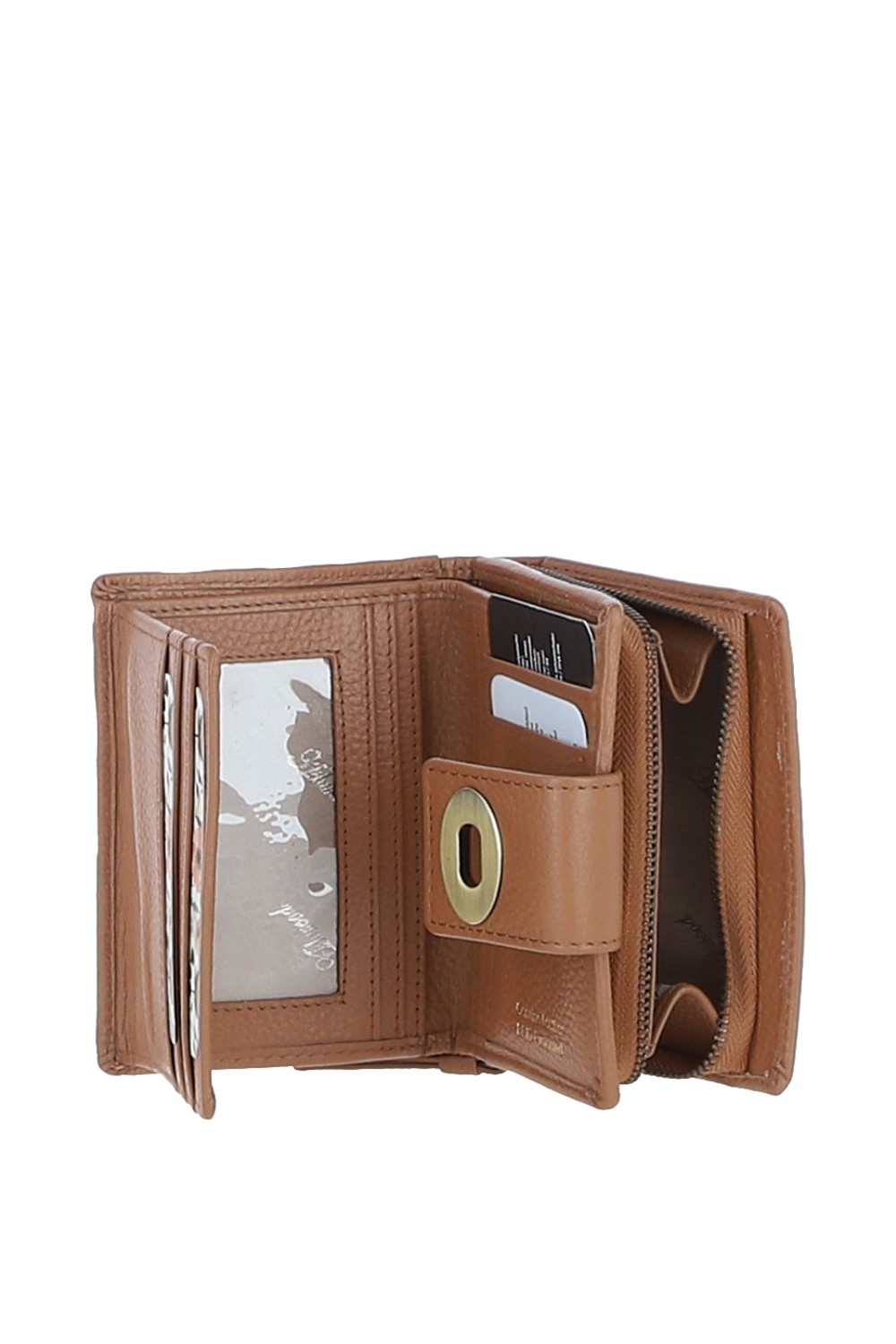 Camel Elegant Real Leather Purse, Image 3 of 4