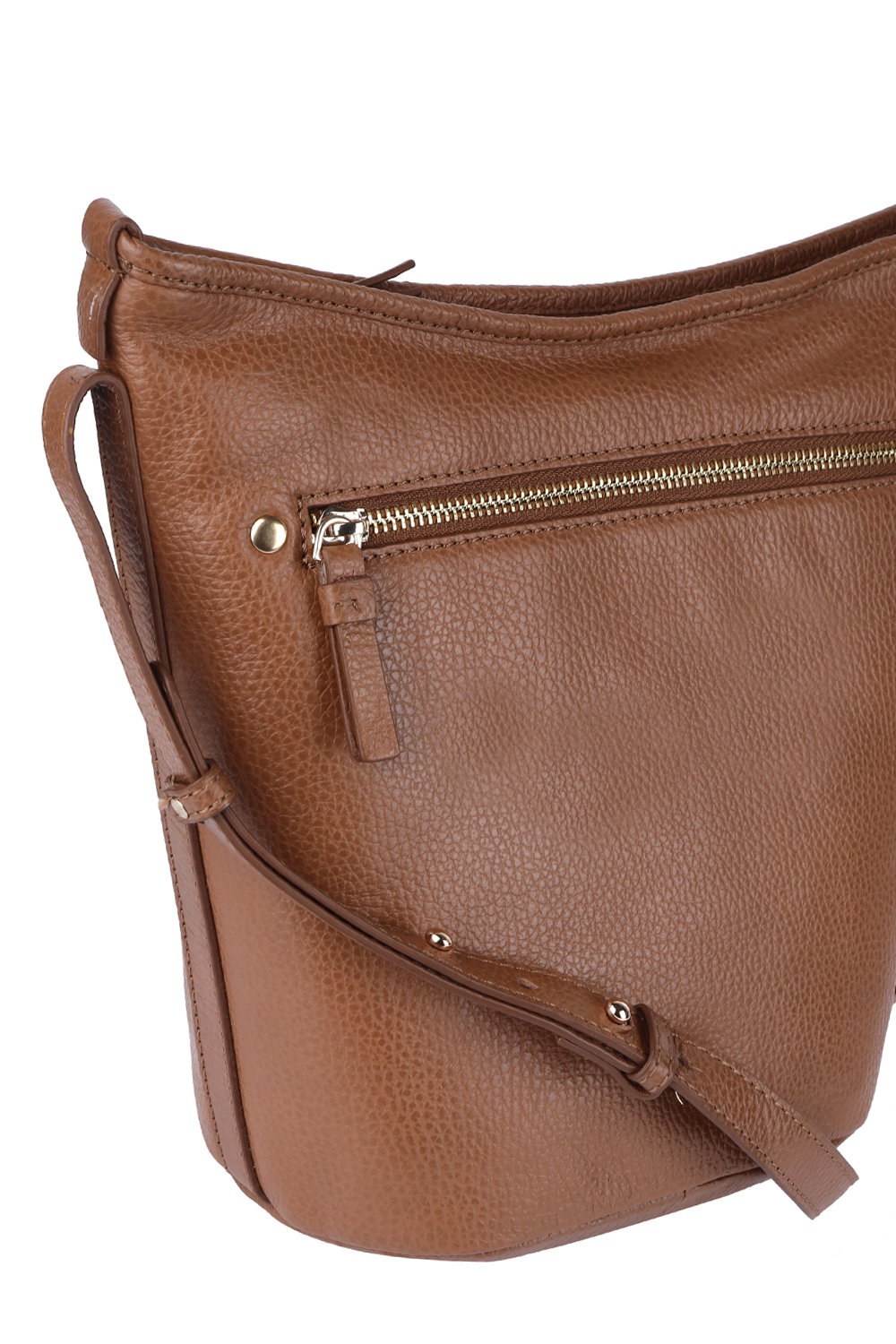 Tan Ashwood Leather Tan "Expression" Real Leather Shoulder Bag, Image 2 of 5